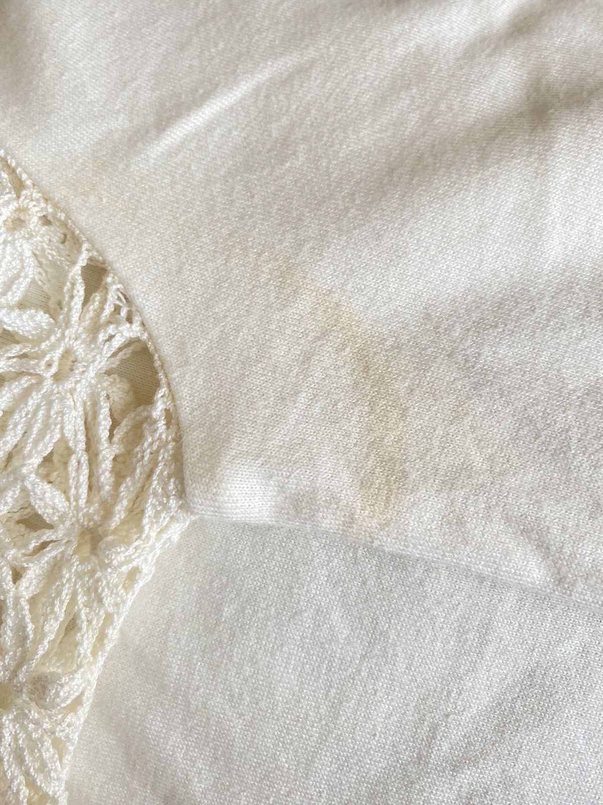 Tsumori Chisato TSUMORI CHISATO flower lace sleeve white blouse Size ONE SIZE - 18 Thumbnail