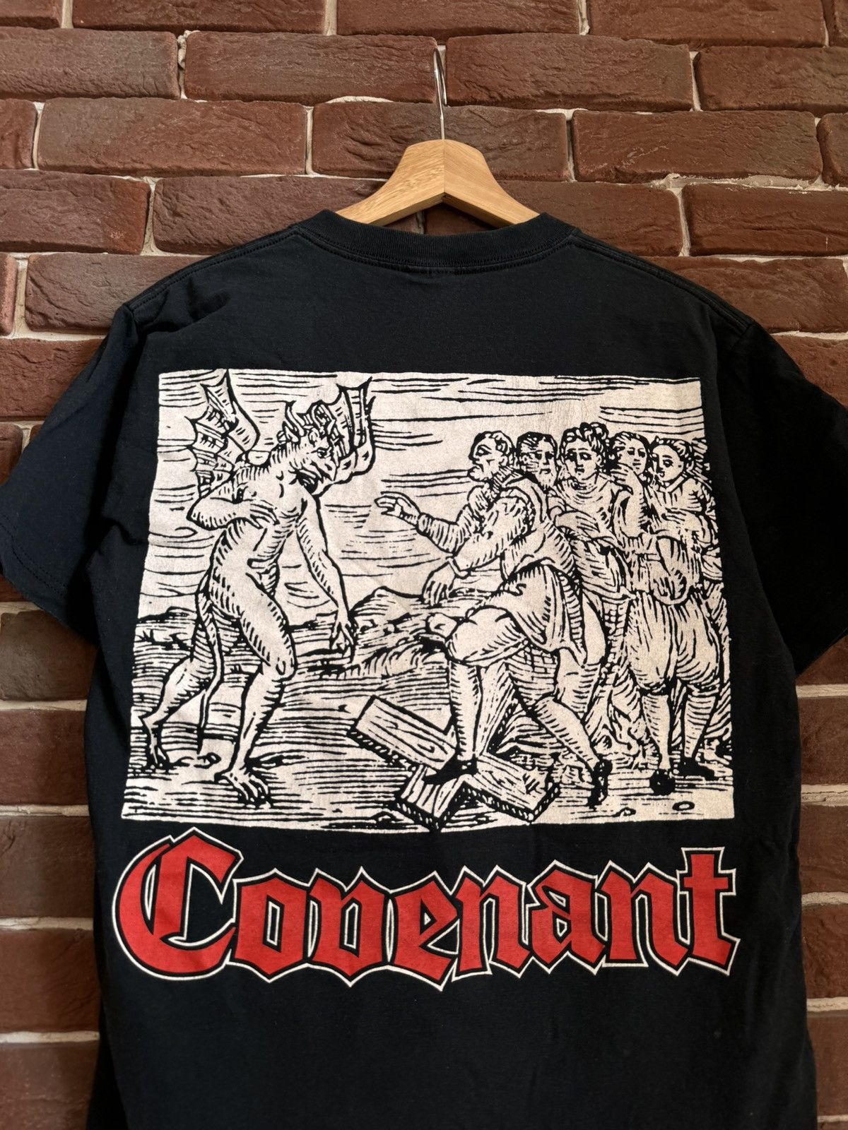 Band Tees Rare Vintage 90s Morbid Angel Covenant Music Metal Band Tee Size US M / EU 48-50 / 2 - 7 Thumbnail