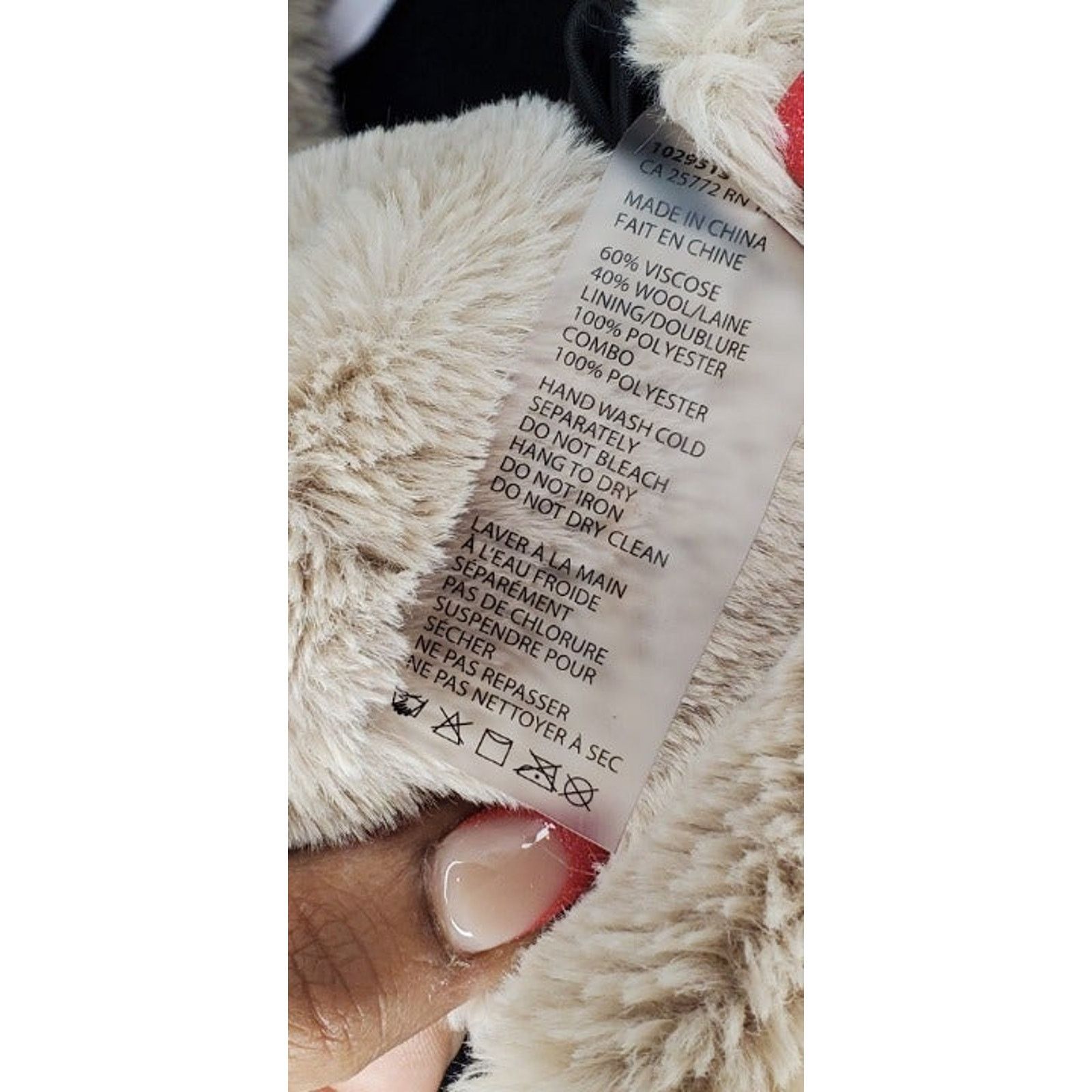 Other DEX Black Wool Sherpa Fur Winter Coat Size XS Size XS / US 0-2 / IT 36-38 - 9 Thumbnail