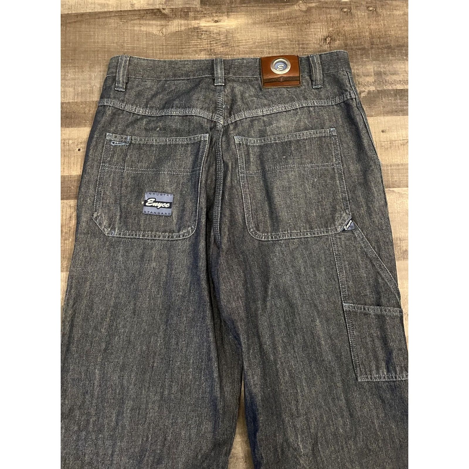 Enyce VINTAGE ENYCE Jeans Mens 34x32 Blue Wide-Leg Baggy Hip Hop Y2K Skate 90s Womens Size US 34 / EU 50 - 2 Thumbnail