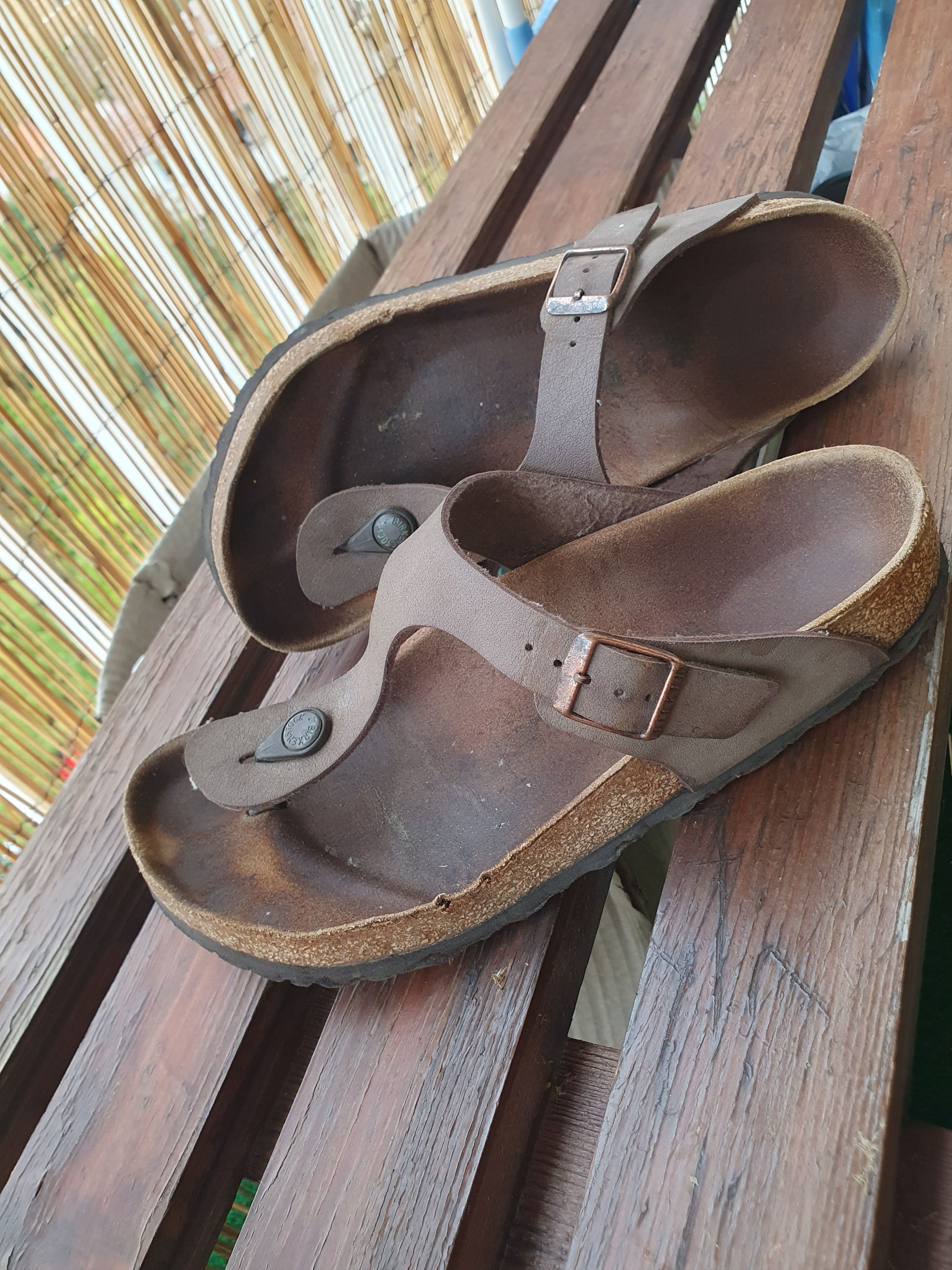 Birkenstock Birkenstock Gizeh Slide Sandals sz 39 Size US 8 / IT 38 - 3 Thumbnail