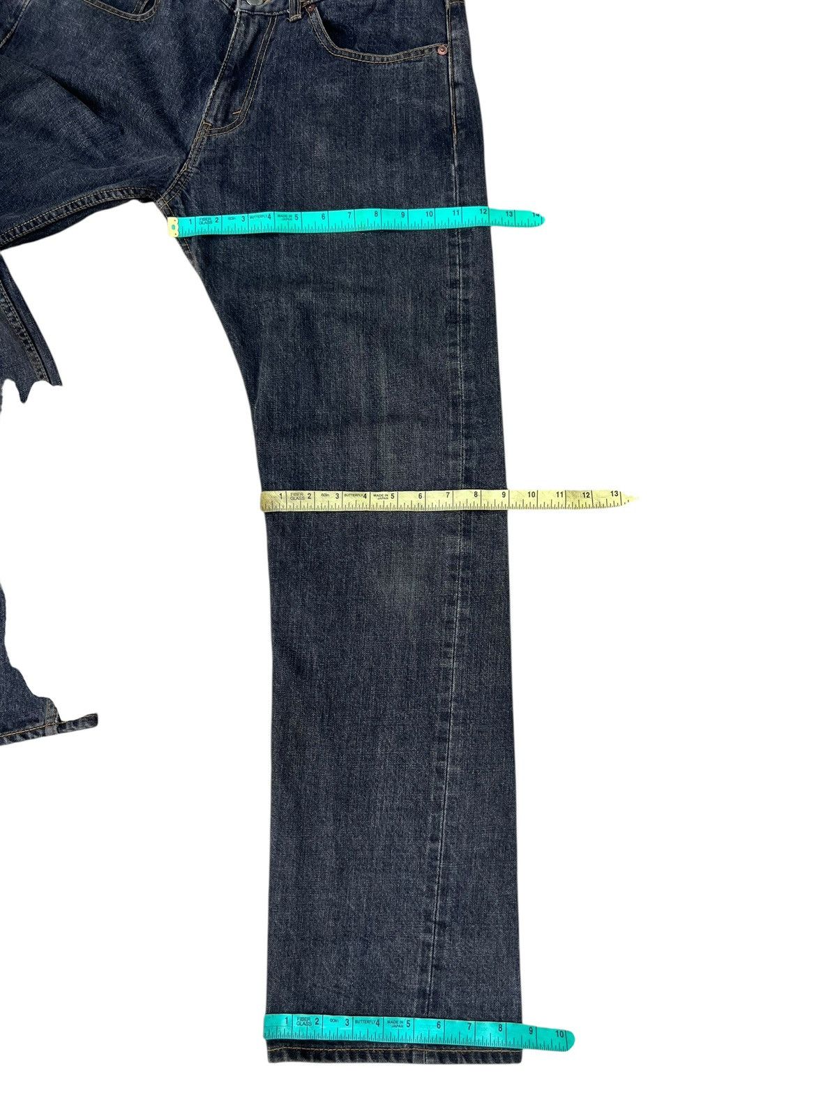 Comme des Garcons Homme 2005 CDGH AD2005 Black Denim Selvedge Jeans Size US 32 / EU 48 - 5 Thumbnail
