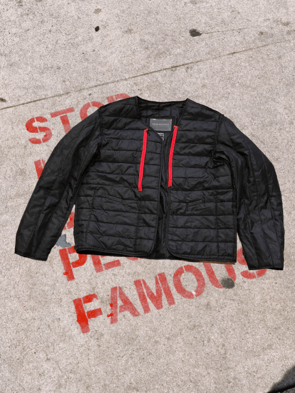 Alpinestars Moto Jacket Black Zip Alpinestars Y2K Streetwear Size US XL / EU 56 / 4 - 1 Thumbnail