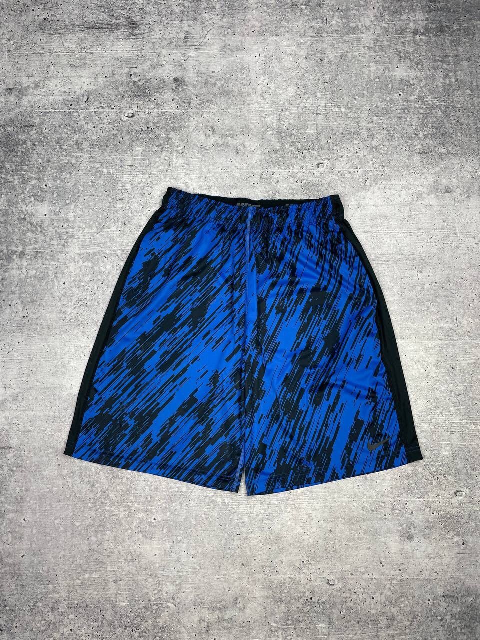 Nike Vintage Nike Y2K Style Drill Blue Wide Leg Casual Rap Shorts Size US 32 / EU 48 - 1 Thumbnail