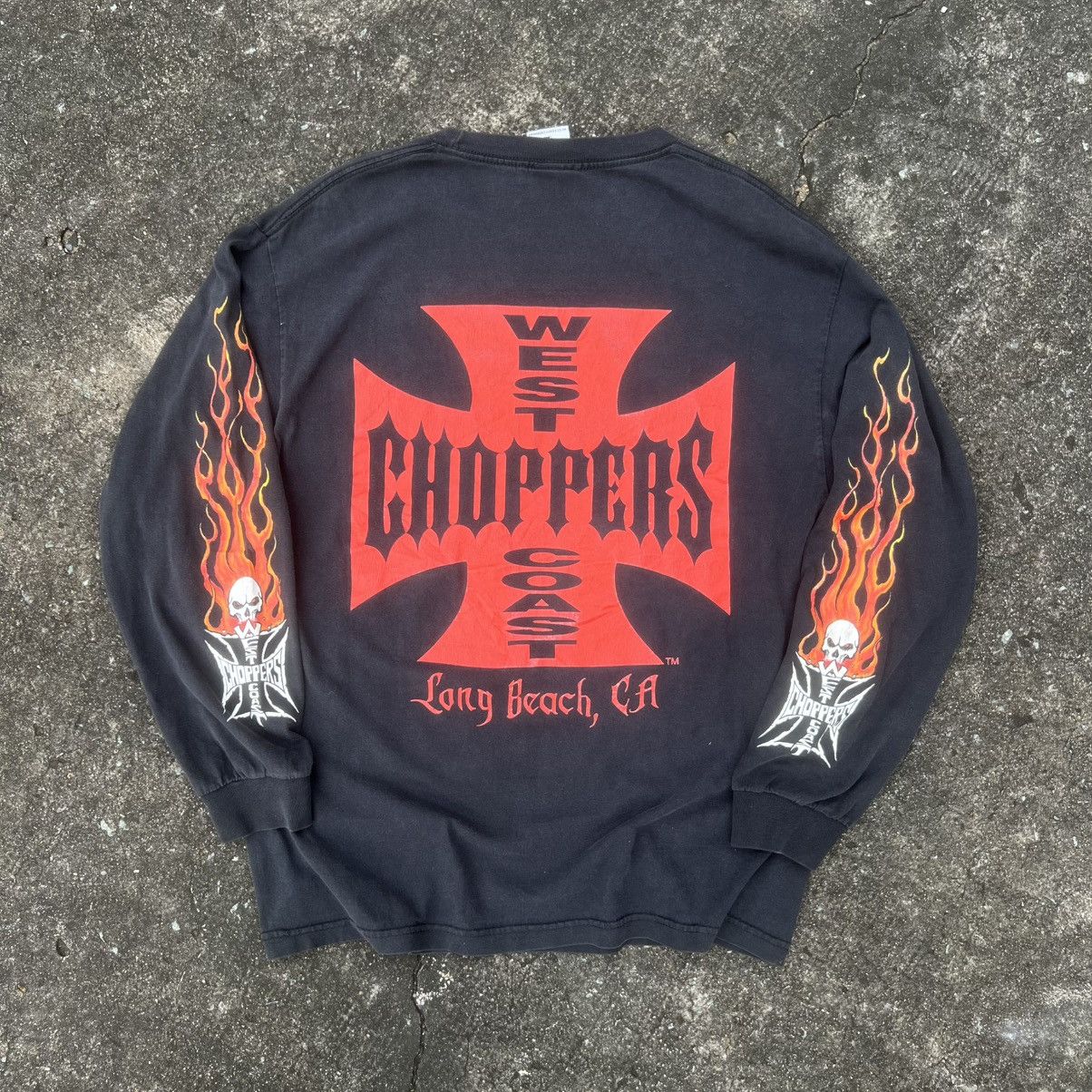 SOLD OUT West Coast Choppers Flames Sleeve Vintage 2003