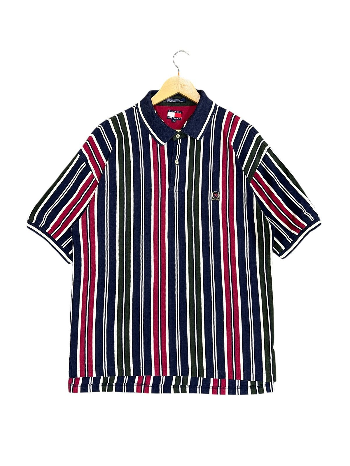 Tommy Hilfiger Tommy Hilfiger Stripes Multi Colour Polo Tees Size US M / EU 48-50 / 2 - 1 Thumbnail