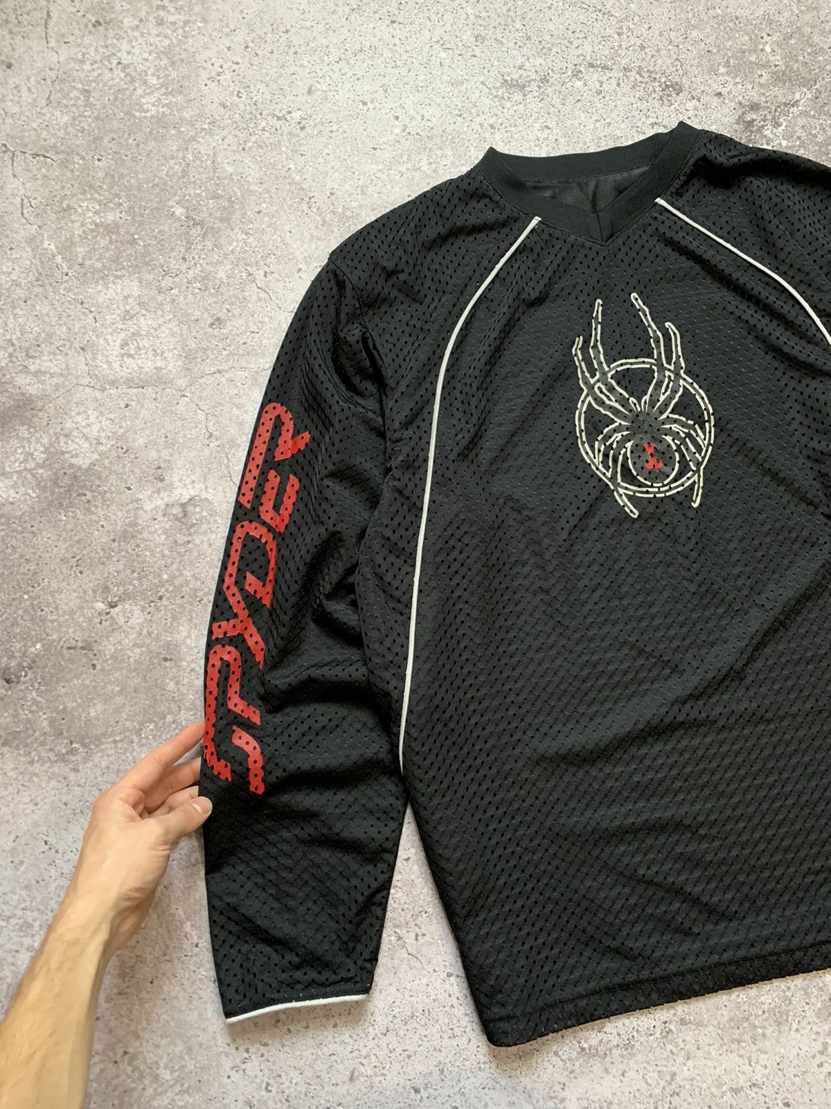 Spyder × Vintage Men's Spyder 2in1 Vintage Motocross Ski Snowboard Jersey Size US S / EU 44-46 / 1 - 3 Thumbnail
