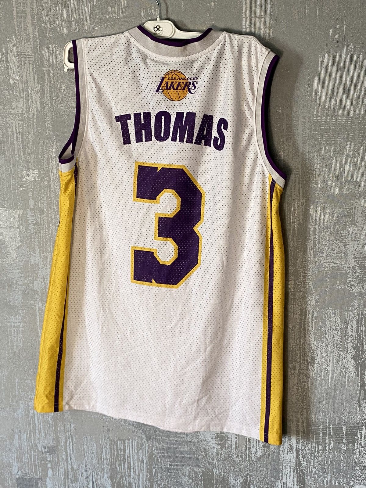 NBA × Nike Vintage Nike Lakers NBA Jersey 3 Tomas Hype Drill Size US XL / EU 56 / 4 - 4 Thumbnail
