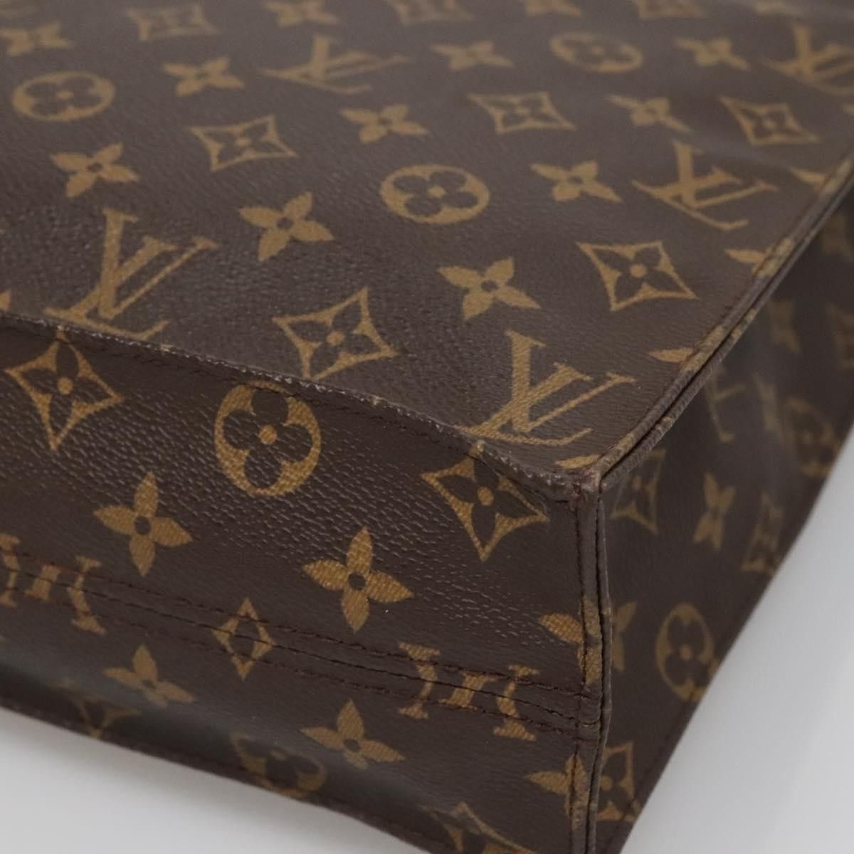 Louis Vuitton LOUIS VUITTON Monogram Sac Plat Hand Bag M51140 Size ONE SIZE - 15 Thumbnail