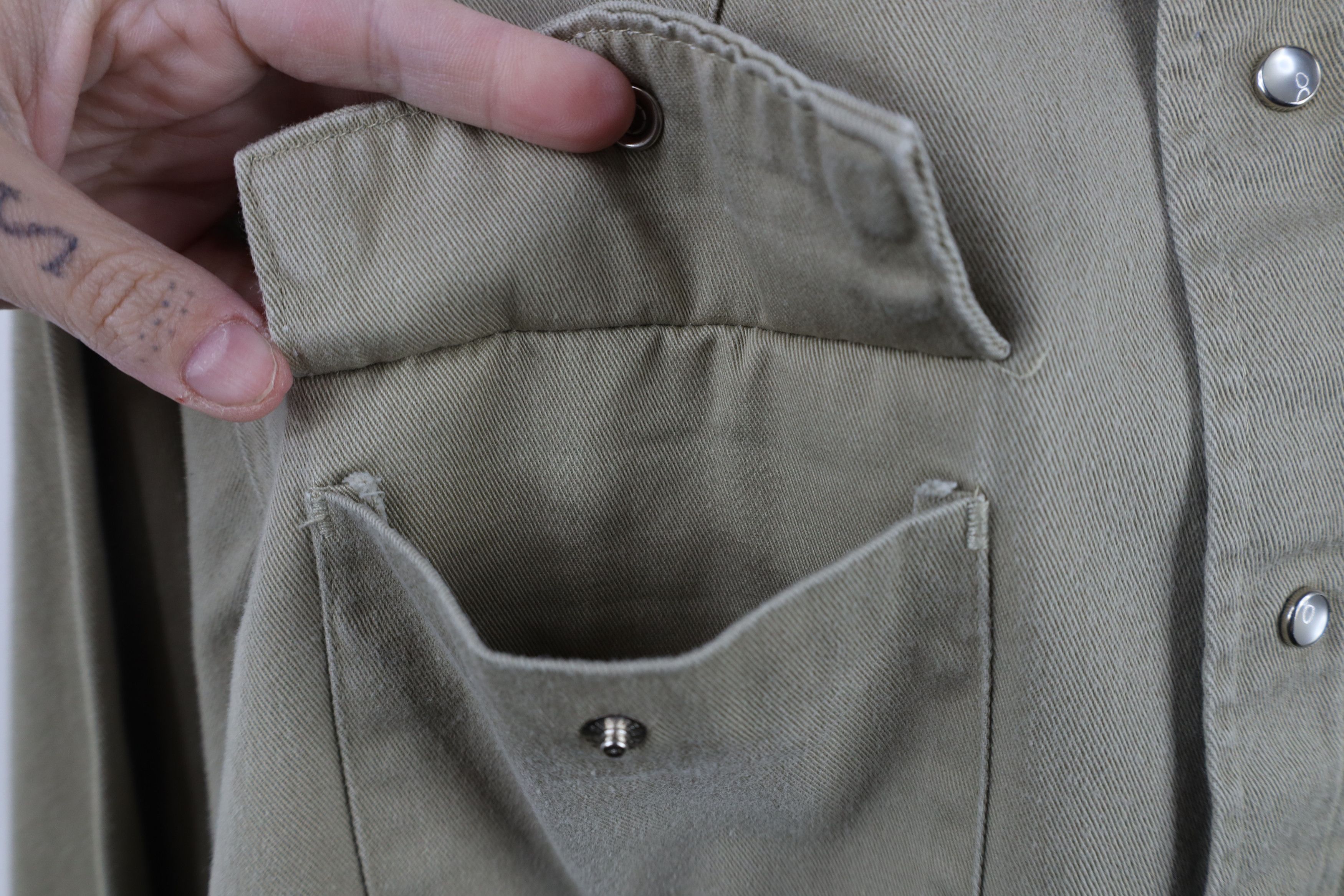 Vintage Vintage 60s 70s Streetwear Western Cowboy Button Shirt USA Size US L / EU 52-54 / 3 - 5 Thumbnail