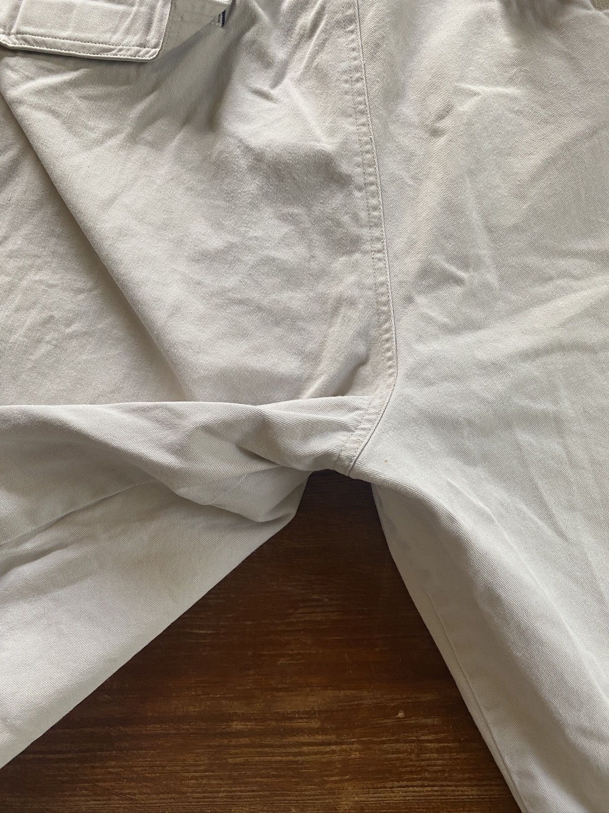 Ocean Pacific × Vintage Vintage 90’s Ocean Pacific Khaki Wide Leg Cargo Shorts Size US 36 / EU 52 - 5 Thumbnail