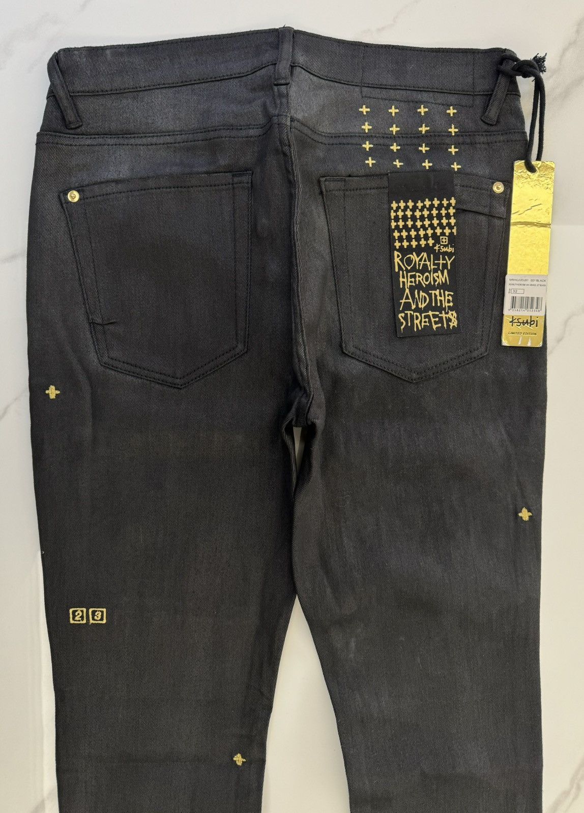 Ksubi Ksubi 23 Van Winkle Jet Black Wax Size US 32 / EU 48 - 2 Thumbnail