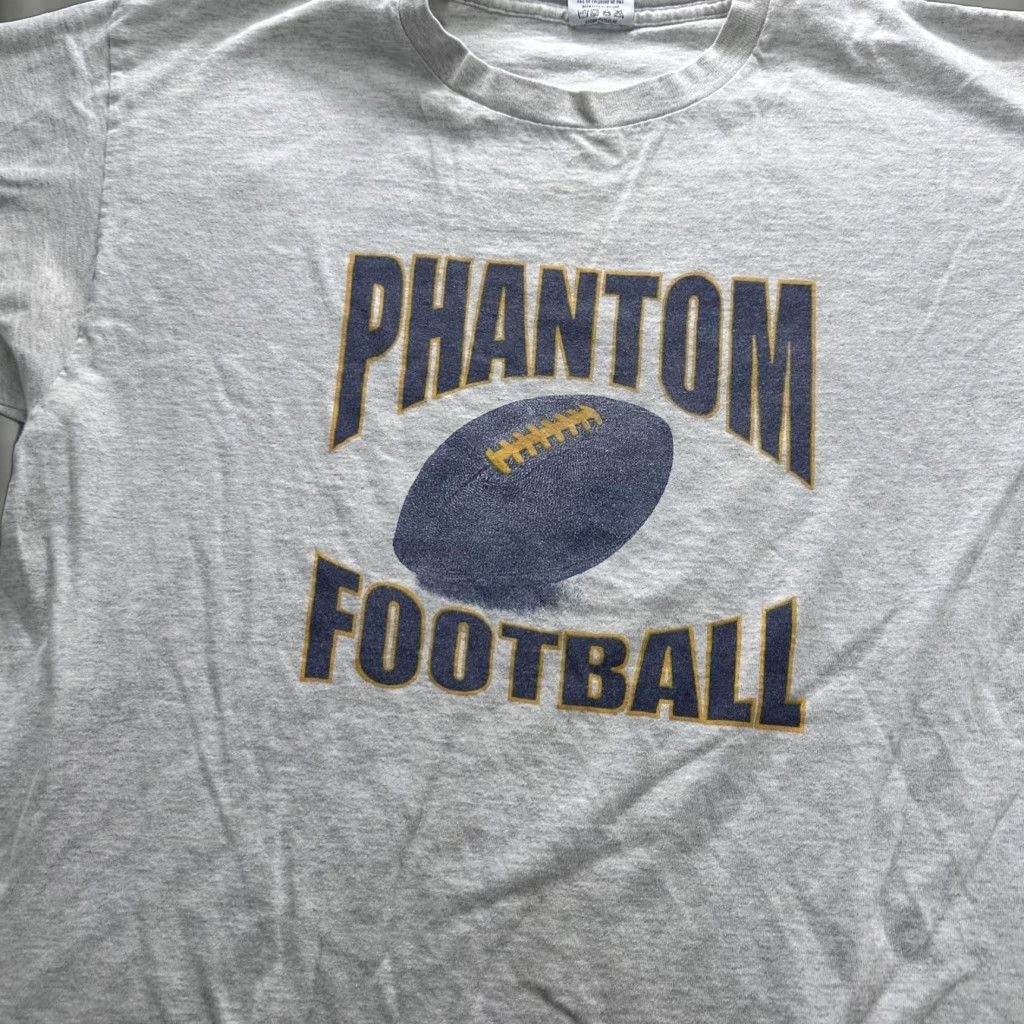 Gildan VINTAGE Phantom Football Graphic Shirt Mens XL Gray Gildan Refuse To Lose 90s Size US XL / EU 56 / 4 - 1 Thumbnail