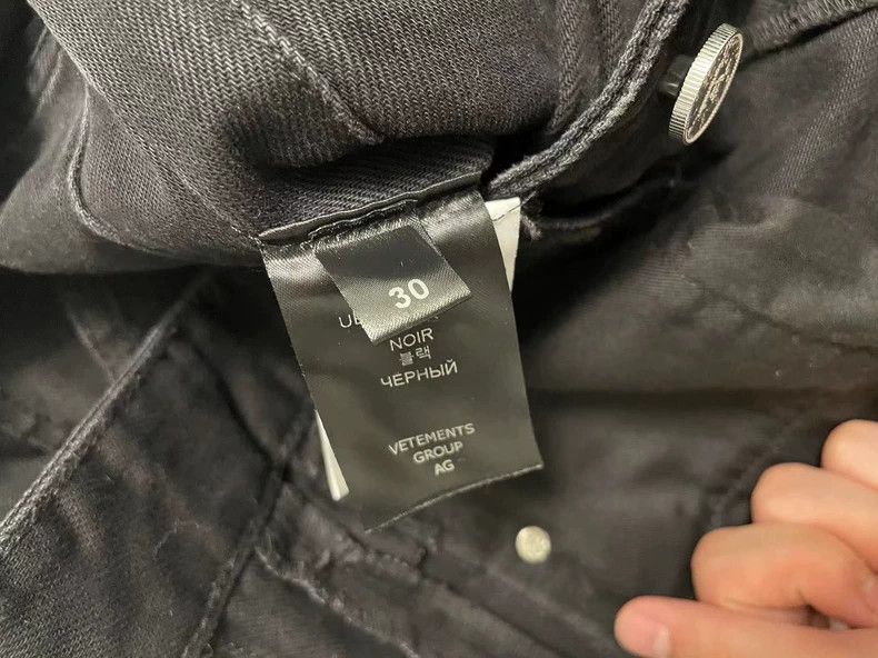 Vetements Vetements SizeS Reversed wide-leg baggy pants Size US 30 / EU 46 - 3 Thumbnail