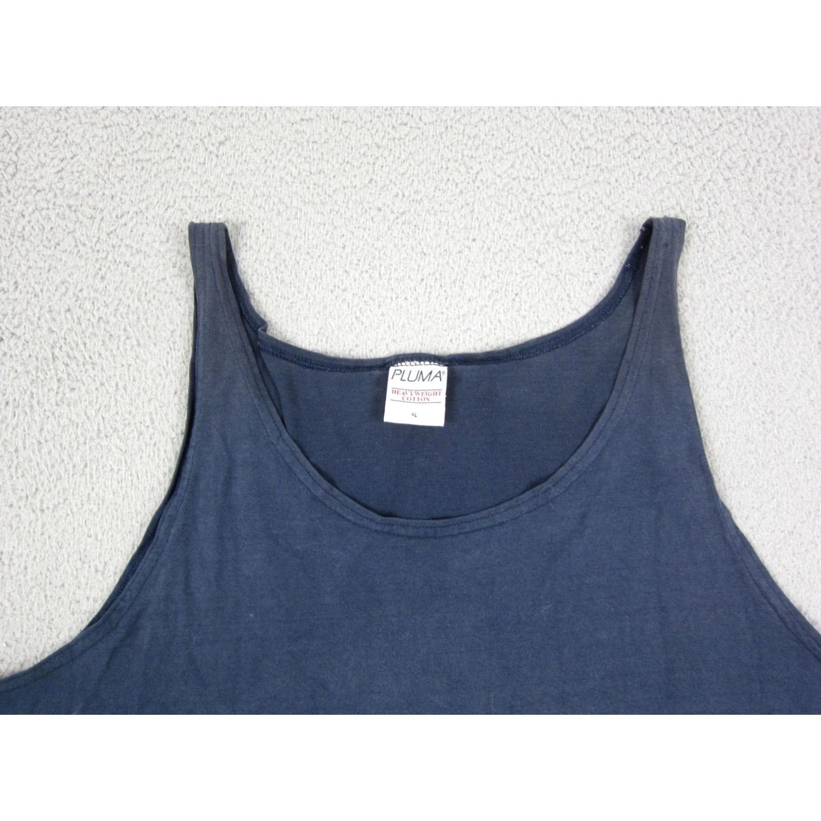 Vintage VINTAGE Pluma Shirt Tank Mens XL Blue Heavyweight Cotton 90s USA 70s Outdoor Sports Size US XL / EU 56 / 4 - 2 Thumbnail