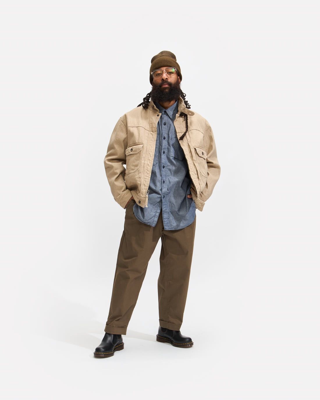 Engineered Garments Engineered Garments Work Shirt In Indigo Cotton Chambray Size US M / EU 48-50 / 2 - 8 Thumbnail