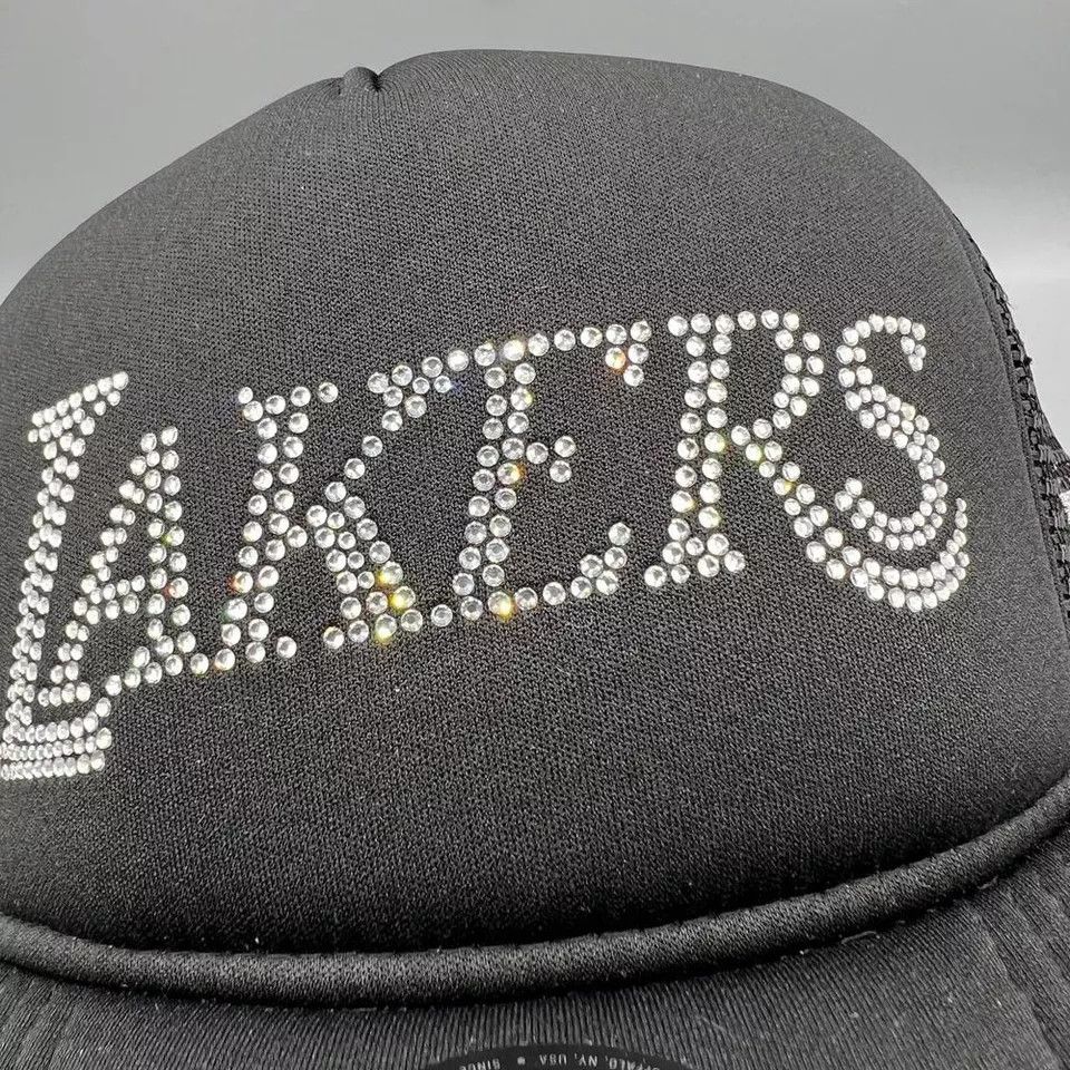 New Era Los Angeles LA Lakers Trucker Hat Men Snap Back Cap New Size ONE SIZE - 4 Thumbnail