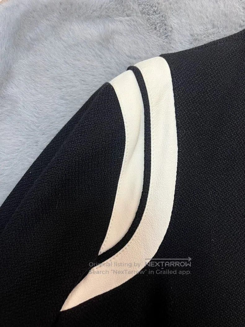 Saint Laurent Paris Saint Laurent Wool Leather Varsity Jacket. Size US L / EU 52-54 / 3 - 4 Thumbnail
