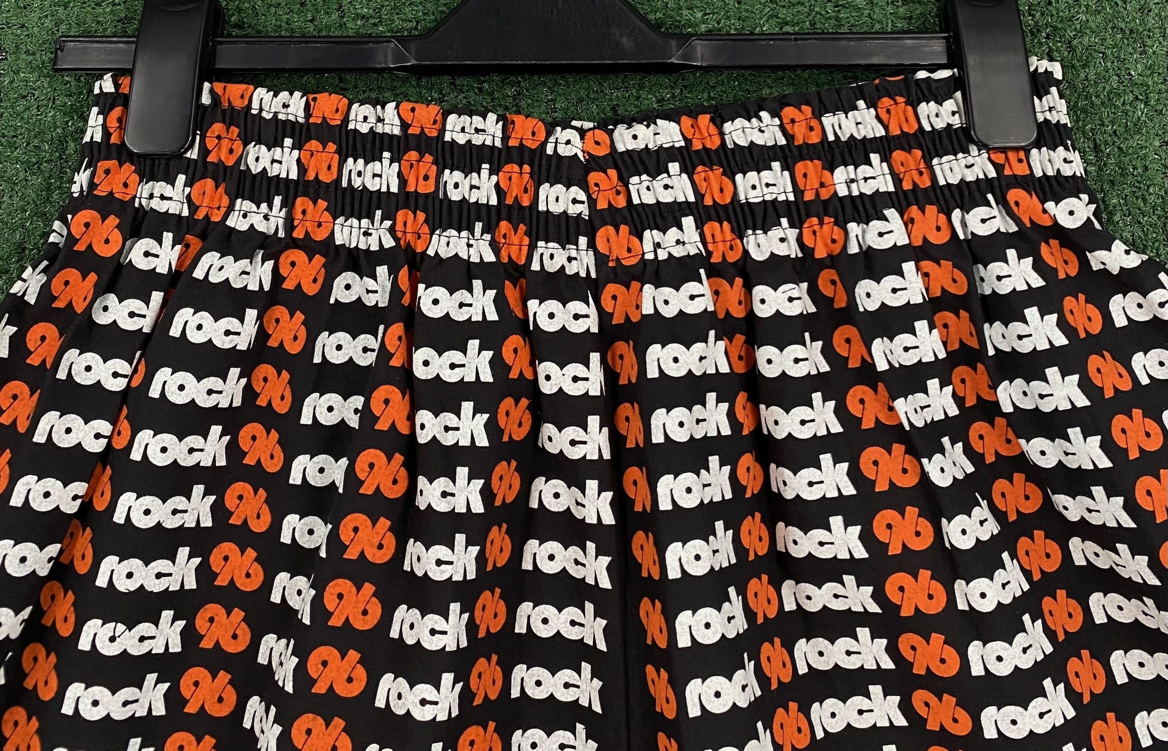 Vintage 80’s 96 Rock Atlanta Radio All Over Print Shorts Medium Size US 35 - 6 Thumbnail