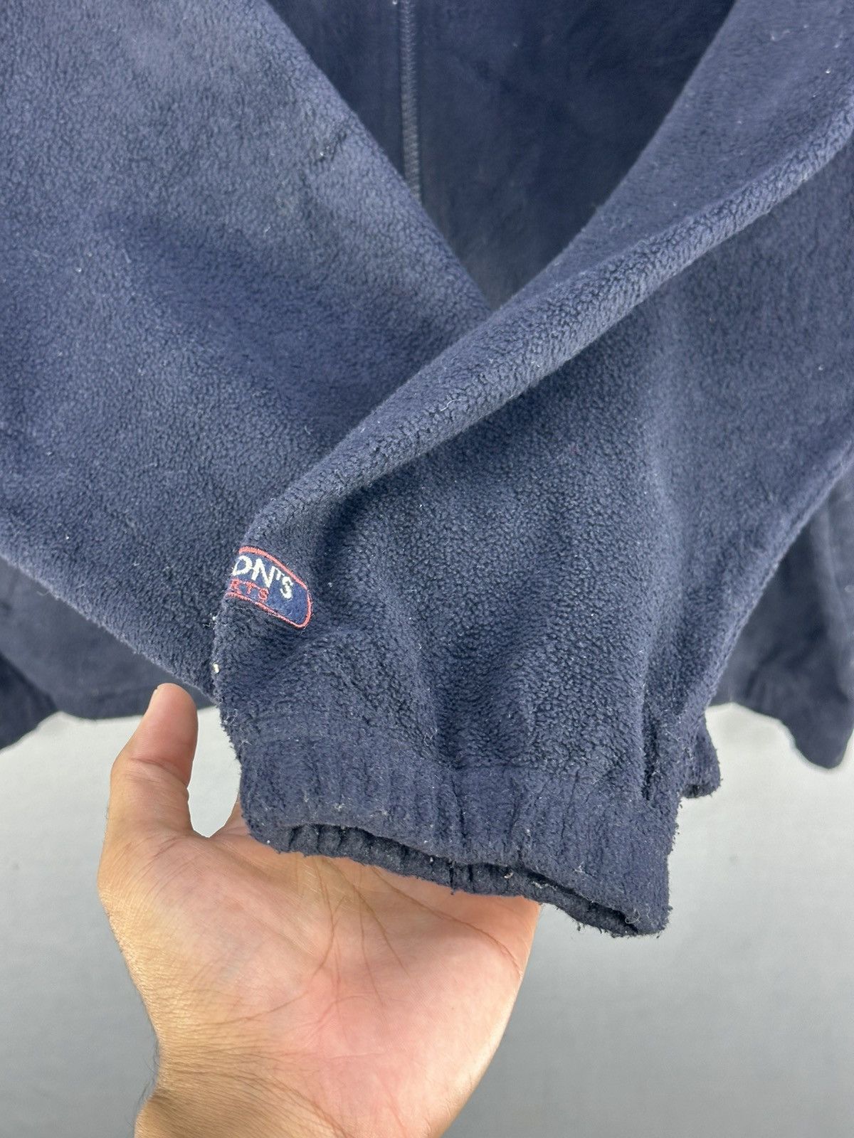 PERSON'S Person’s Sports Embroidered Logo Fleece Zipper Jacket Size US L / EU 52-54 / 3 - 12 Thumbnail