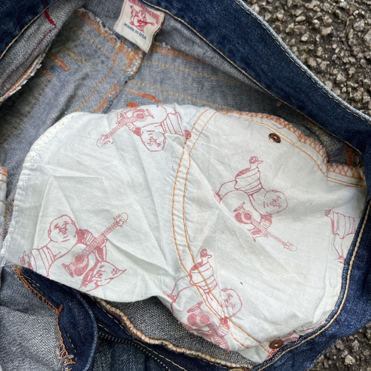 Tornado Mart True Religion Flare Jeans 803 Distressed Boot Cut Denim Punk Size US 33 - 10 Thumbnail