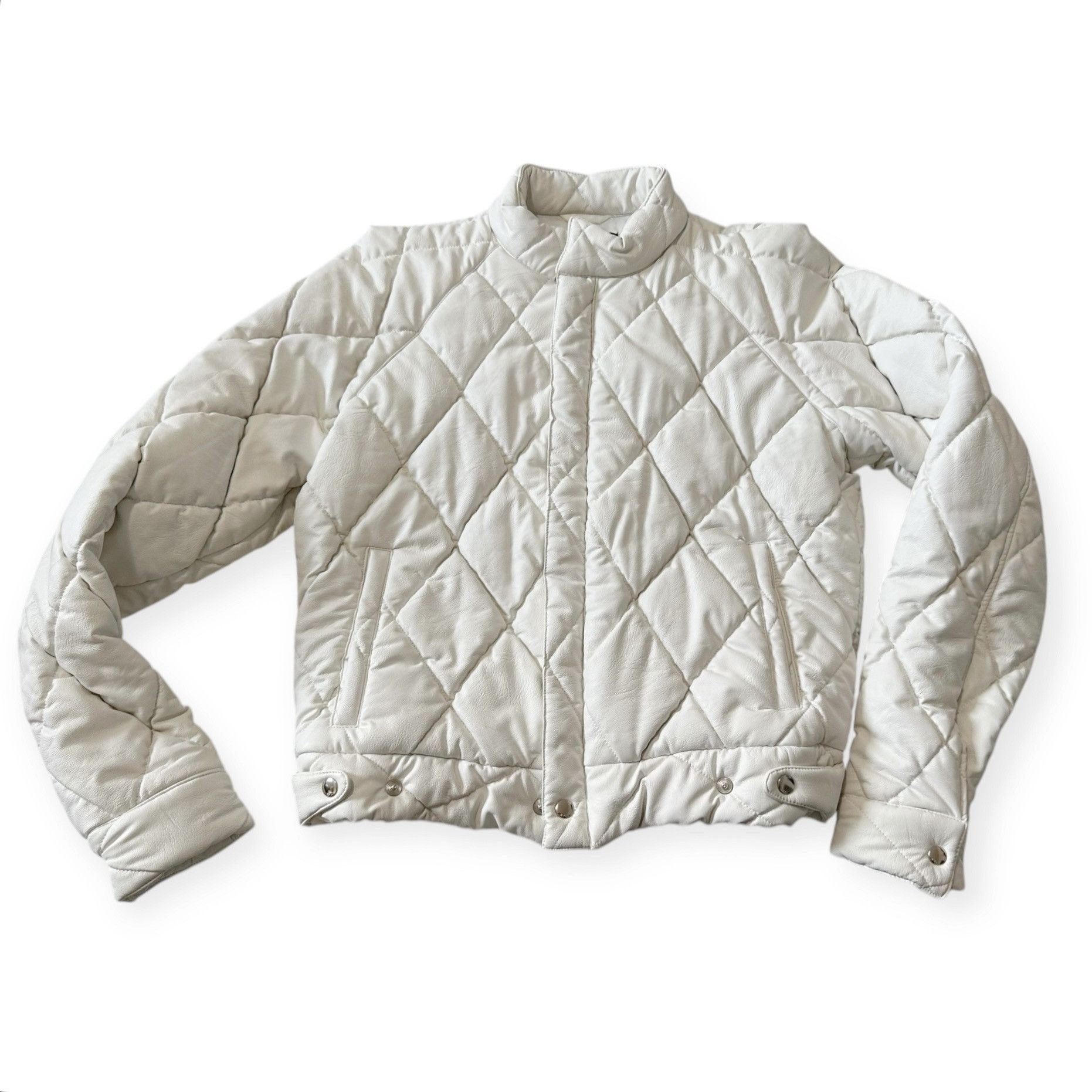 Rta RtA Louisa Vegan Leather Jacket, White, Size S, White, New w Size S / US 4 / IT 40 - 6 Thumbnail