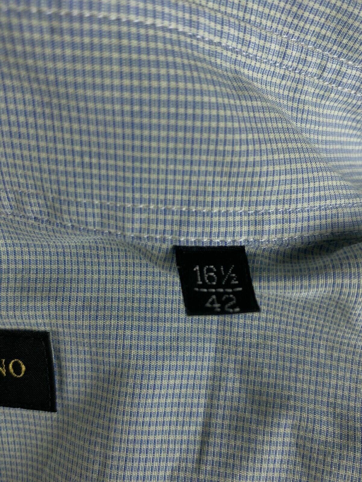 Valentino Men Valentino Roma Blue Dress Shirt Size 42 16.5 Size US M / EU 48-50 / 2 - 12 Thumbnail