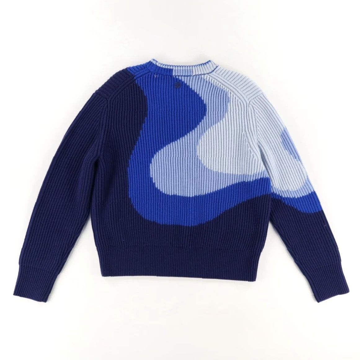G/FORE G/Fore Big Swirl Wool Stretch Colorblock Sweater Space Women's M Shirt Size M / US 6-8 / IT 42-44 - 4 Thumbnail
