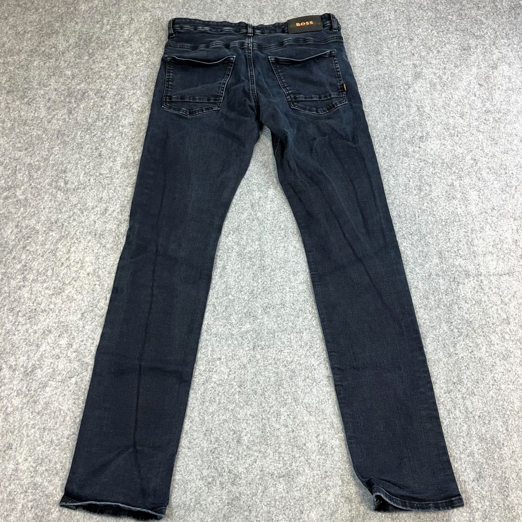 Hugo Boss HUGO BOSS Jeans Slim Delaware 33 Dark Wash Denim 5-Pocket Zip Mens Slim Fit California? Size US 33 - 2 Thumbnail
