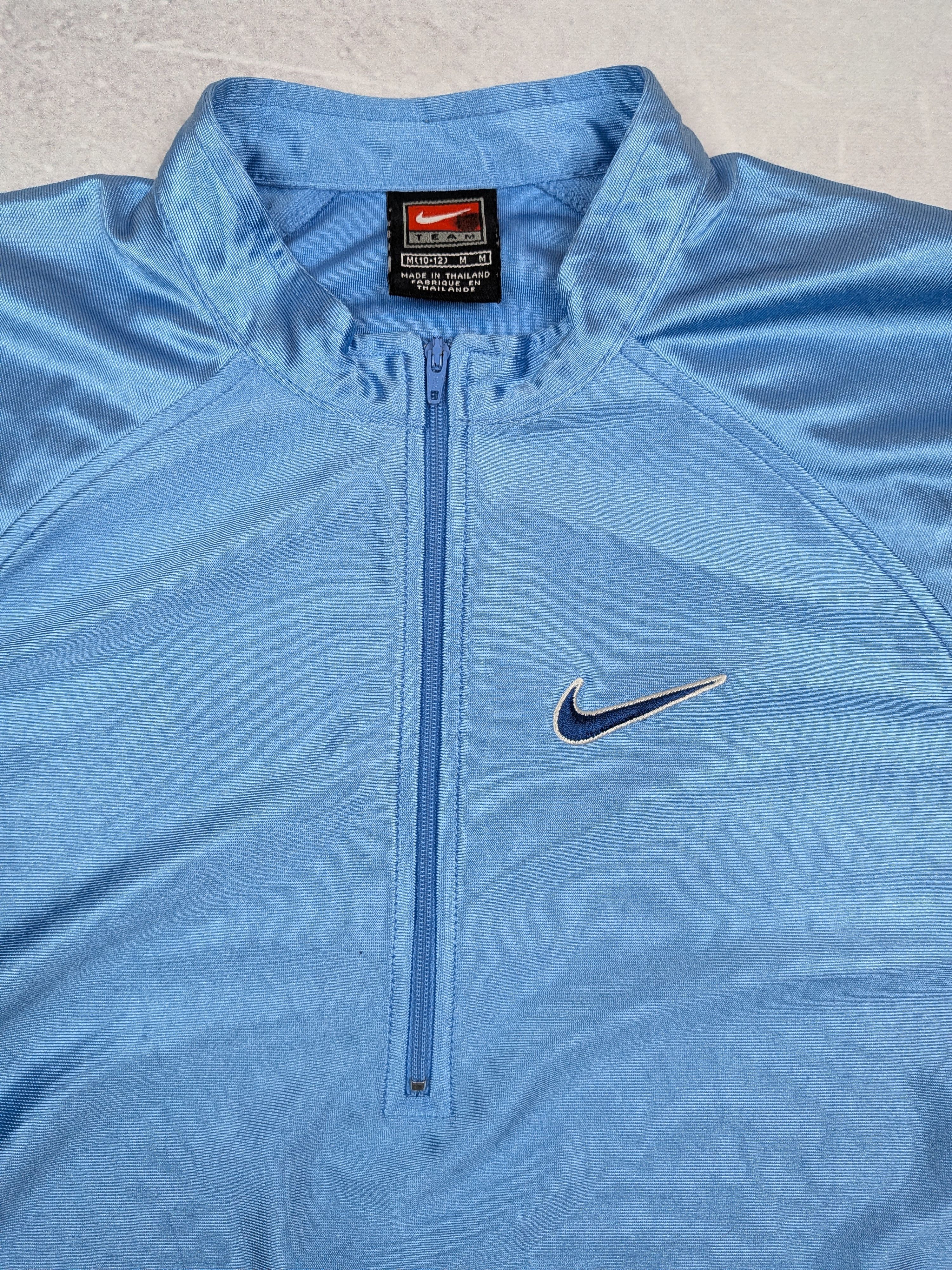 Nike Nike Team Vintage Y2K Jersey 1/4 Zip Satin Rare Size S Size US S / EU 44-46 / 1 - 4 Thumbnail