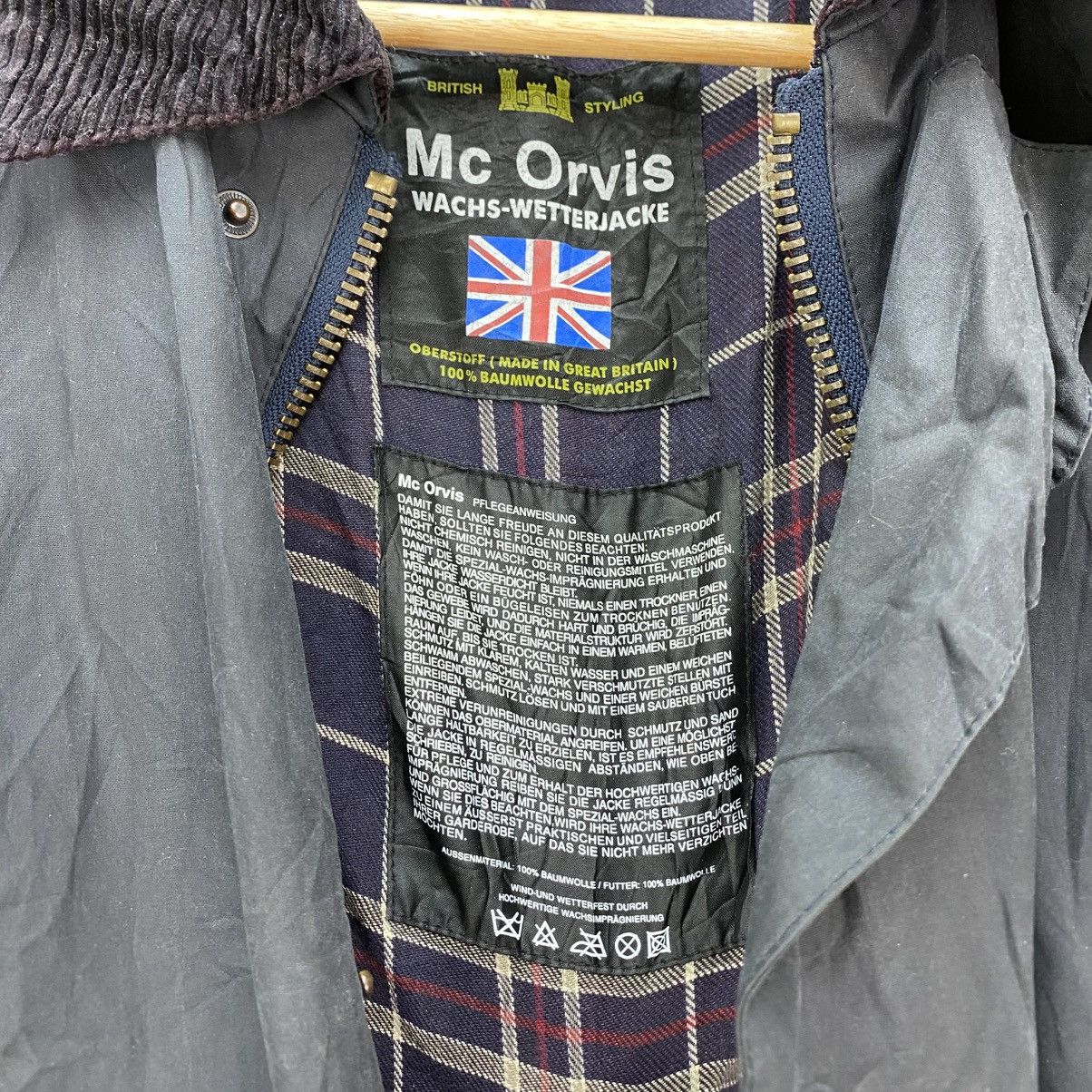 Orvis 🫶 vintage Mc Orvis British styling wax jacket Size US M / EU 48-50 / 2 - 6 Thumbnail