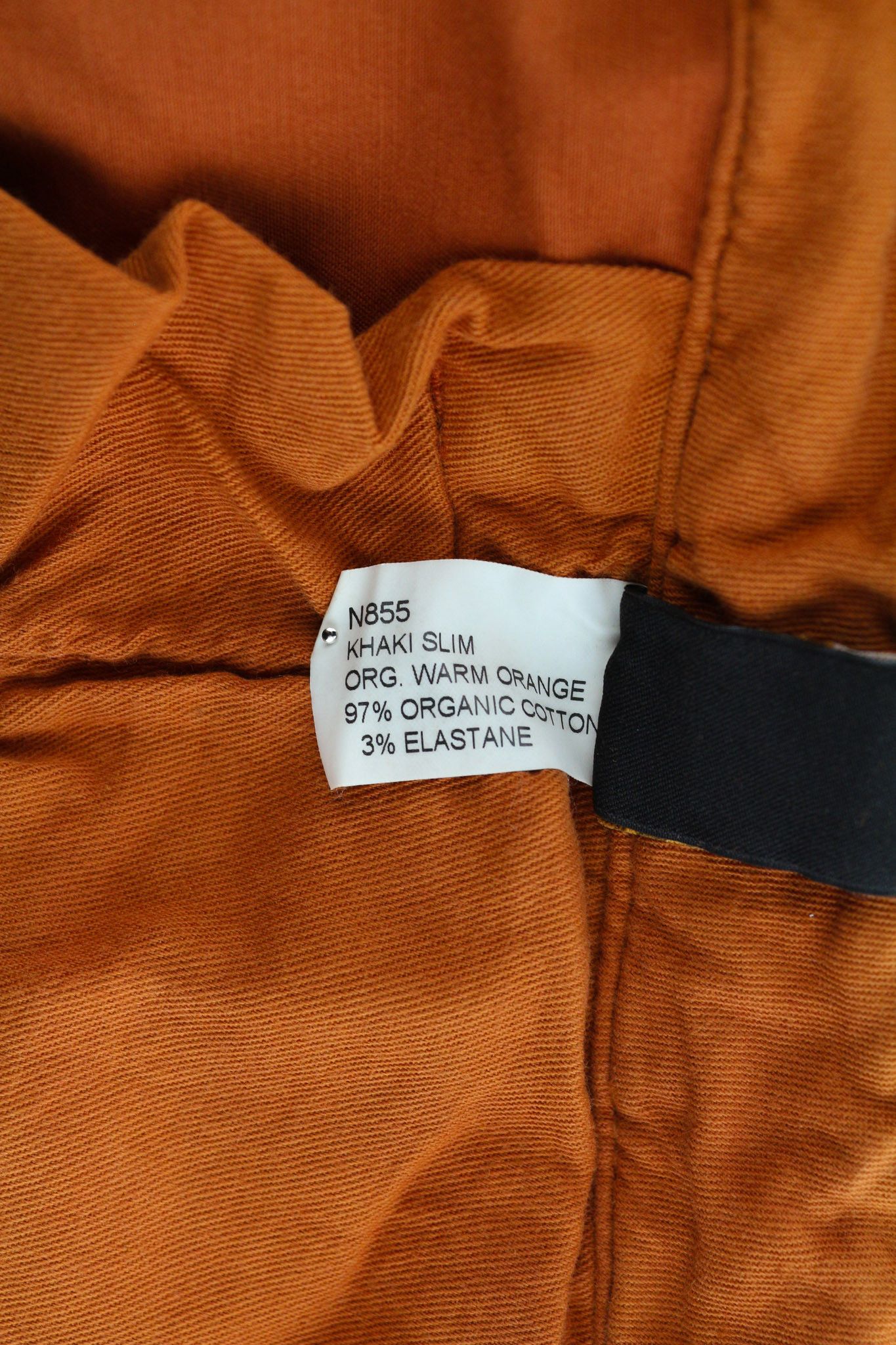 Nudie Jeans KHAKI SLIM W31/L32 Organic Warm Orange Chino Trousers 81936 Size US 31 - 7 Thumbnail