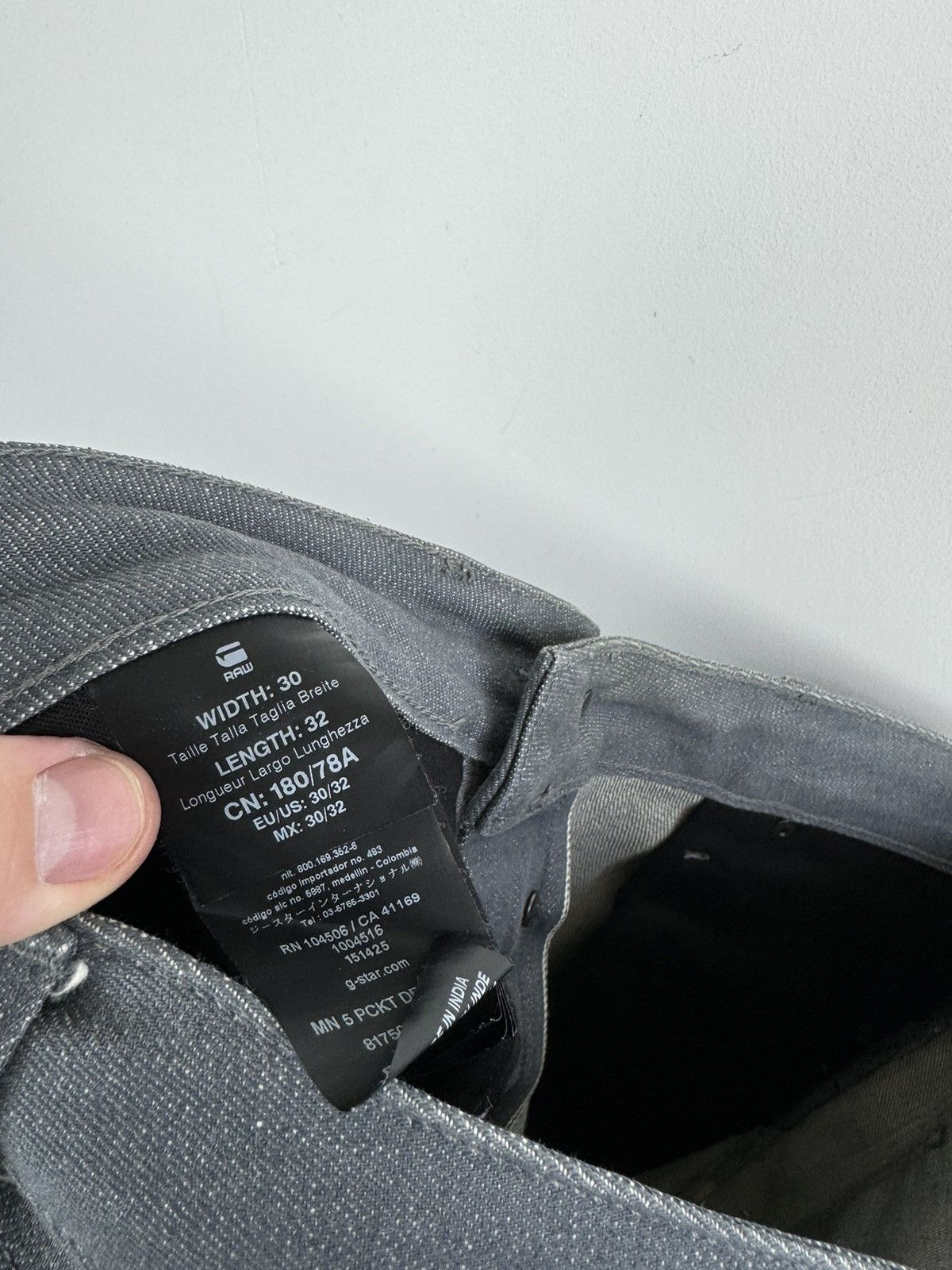 G-Star × Marc Newson G Star Raw x Mark Newson MN 5 Pckt Denim Slim Selvedge Denim Size US 30 / EU 46 - 8 Thumbnail