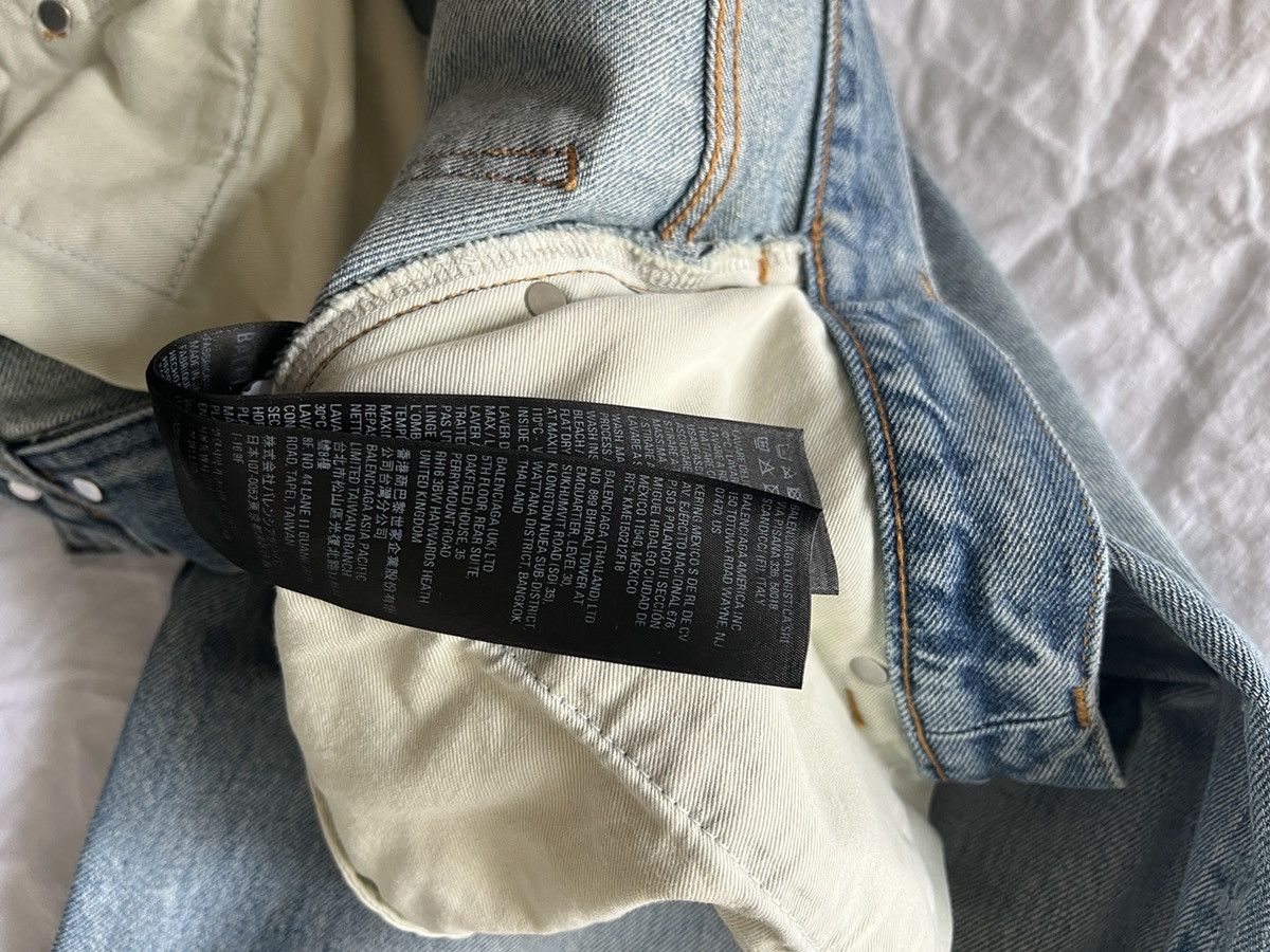 Balenciaga Balenciaga Baggy Jeans Washed Blue Color XS Size US 30 / EU 46 - 21 Thumbnail