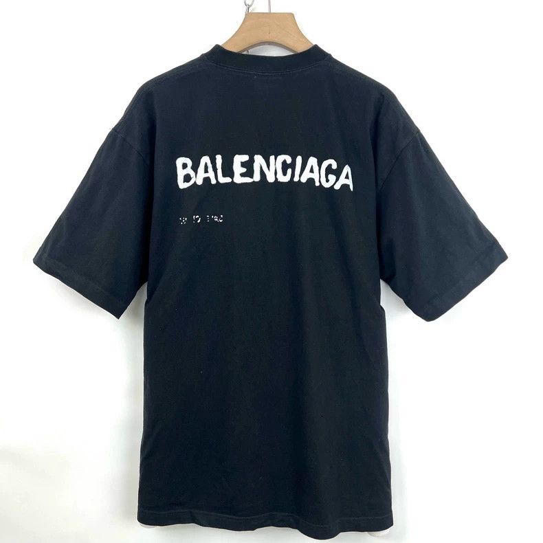 Balenciaga Balenciaga Black and white front and back blurry graffiti l Size US XS / EU 42 / 0 - 2 Thumbnail