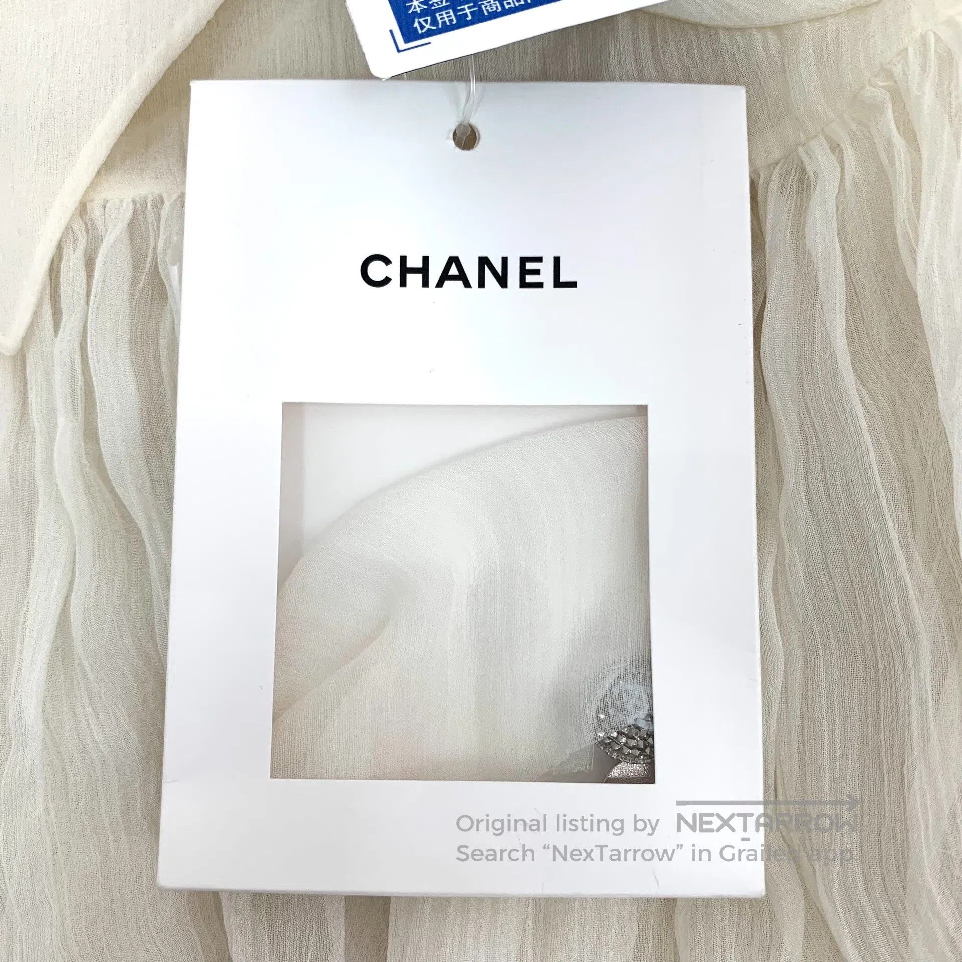Chanel Chanel Off-white lace ruffle silk collar long-sleeved shir Size XS / US 0-2 / IT 36-38 - 6 Thumbnail