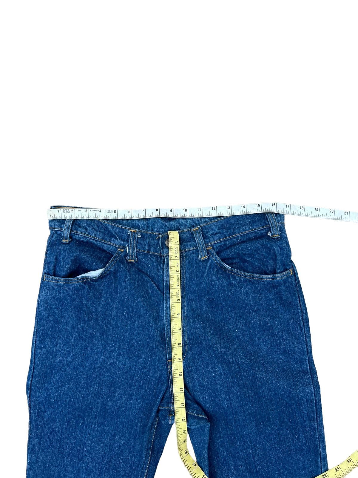 Levi's RARE! Vintage 70s Levi’s 646 Orange Tab Denim Bootcut Jeans Size US 33 - 2 Thumbnail