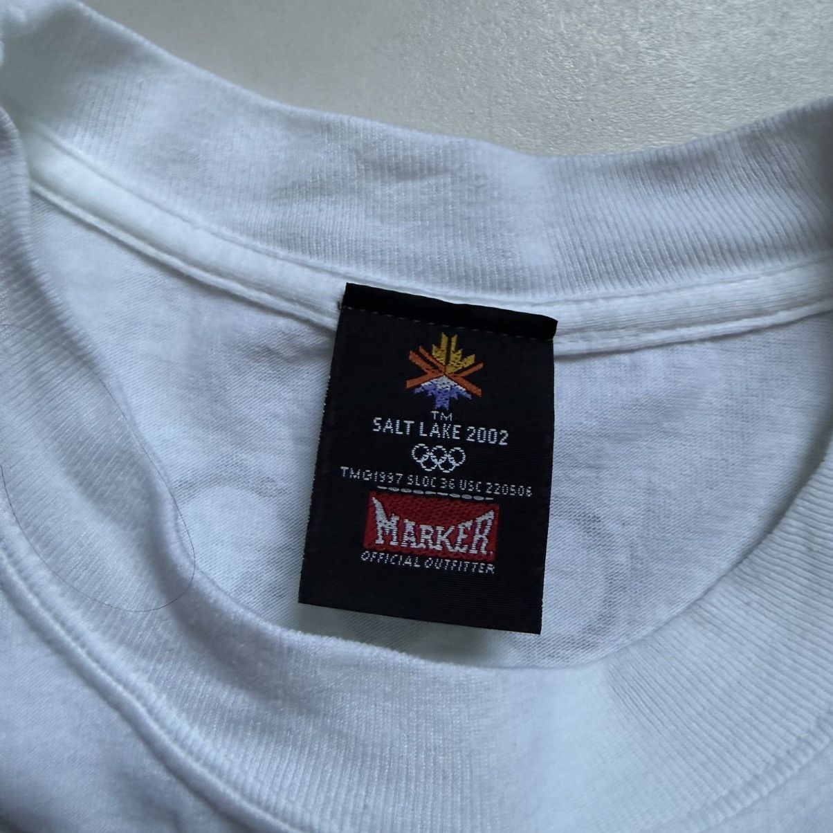 USA Olympics Vintage Y2K Salt Lake 2002 Olympic Torch Relay Tee Size US M / EU 48-50 / 2 - 6 Thumbnail