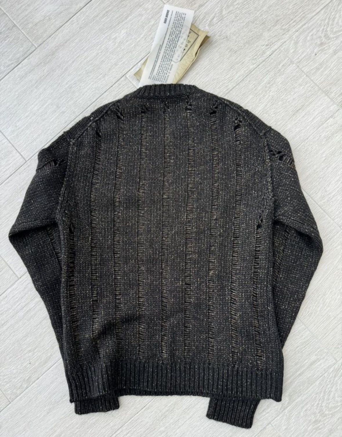 Uma Wang BNWT 🔥 UMA WANG HOLES DISTRESSED KNIT Size US S / EU 44-46 / 1 - 2 Thumbnail
