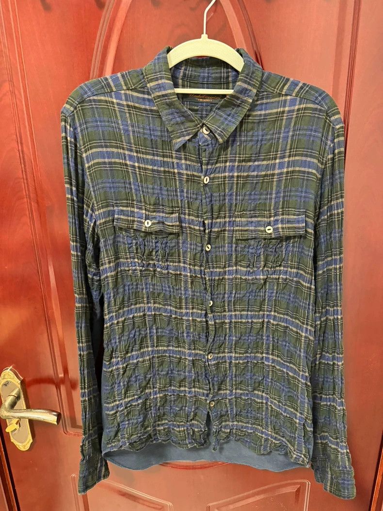 Undercover UNDERCOVER2007 SS Chuuu t Blood Rose Blue Checked Patchwork Size US M / EU 48-50 / 2 - 4 Thumbnail