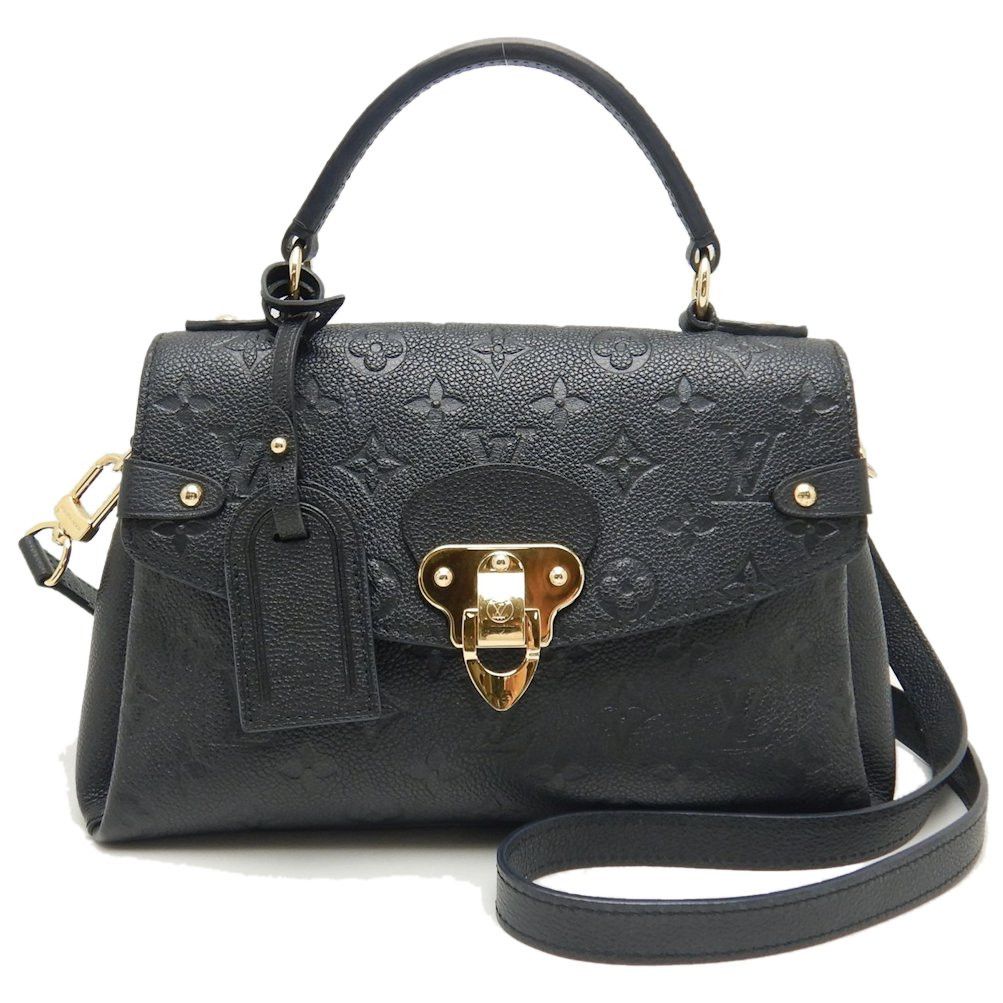 Louis Vuitton Georges BB Handbag Emplant 2WAY Noir
