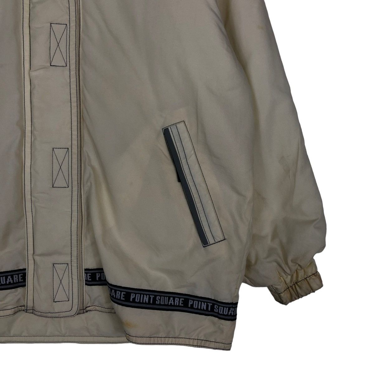 Japanese Brand 🔥Vintage Ski Jacket Cargo Pocket Point Square Japan Made Size US M / EU 48-50 / 2 - 7 Thumbnail