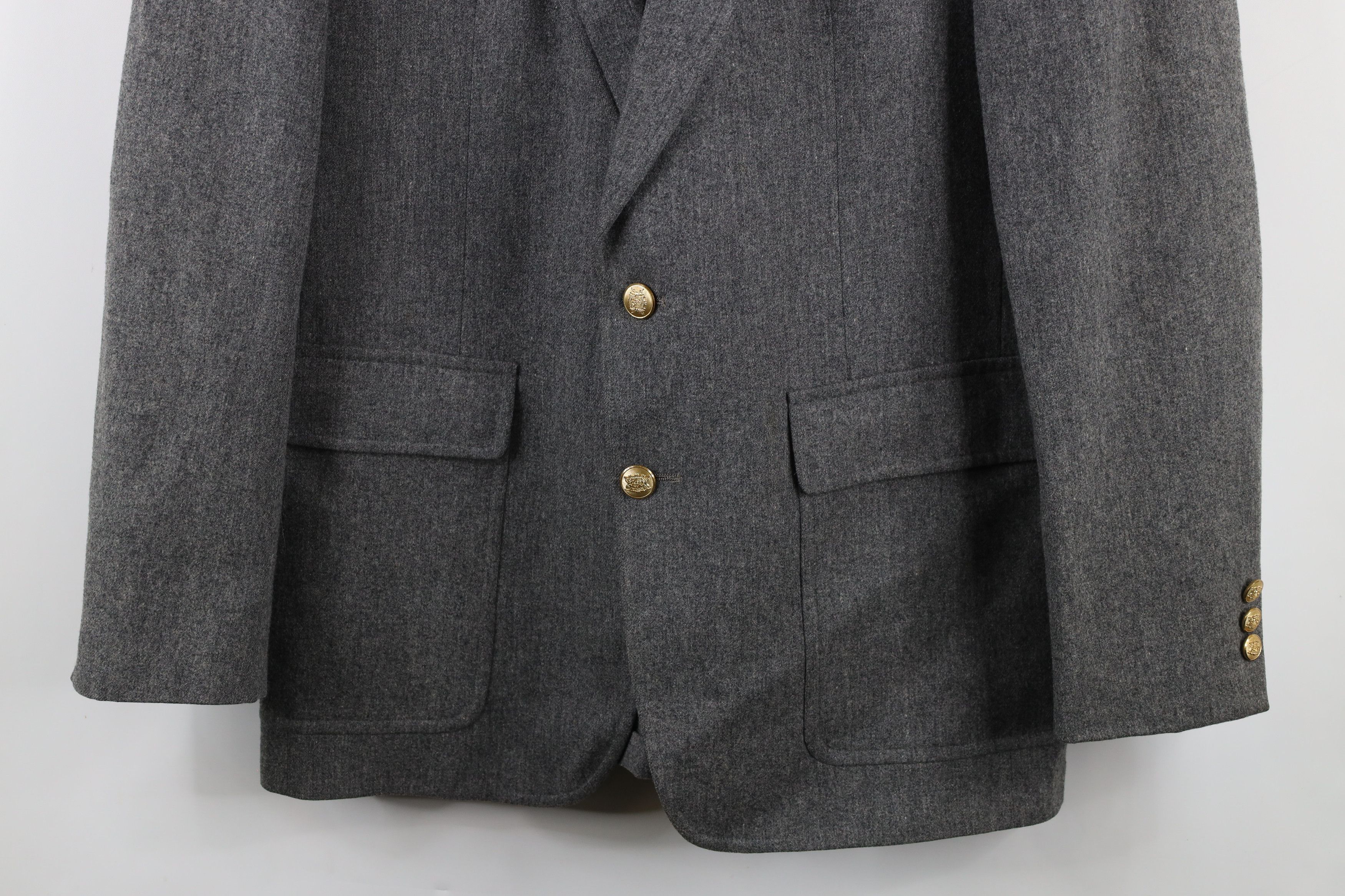 Vintage Vintage 60s 70s Palm Beach Suit Coat Blazer Jacket Gray USA Size US L / EU 52-54 / 3 - 3 Thumbnail