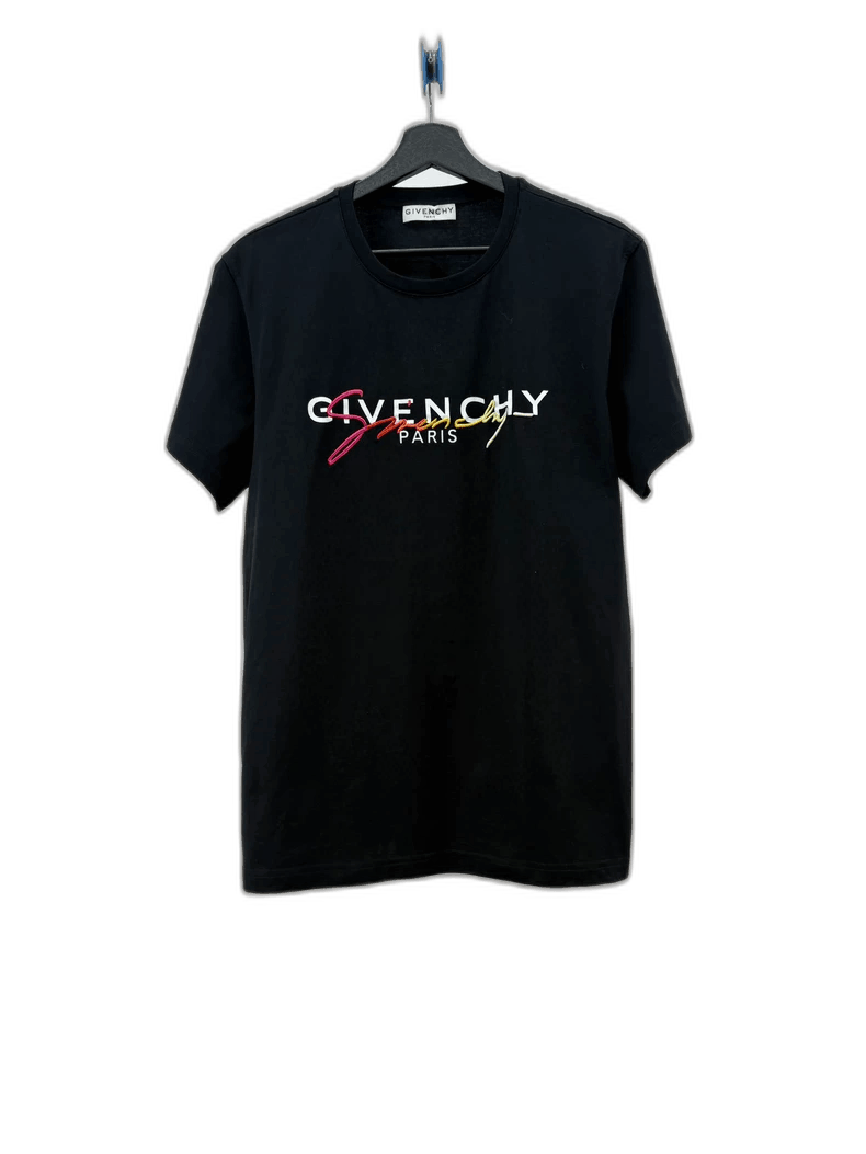 Givenchy Givenchy Givenchy Vibrant Embroidered Logo Short Sleeve Sh Size US S / EU 44-46 / 1 - 1 Thumbnail