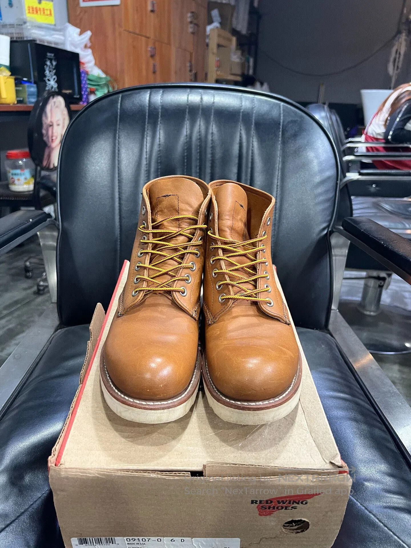 Red Wing Red Wing 9107 Steel Stamp Work Boots. Size US 6 / EU 39 - 1 Thumbnail