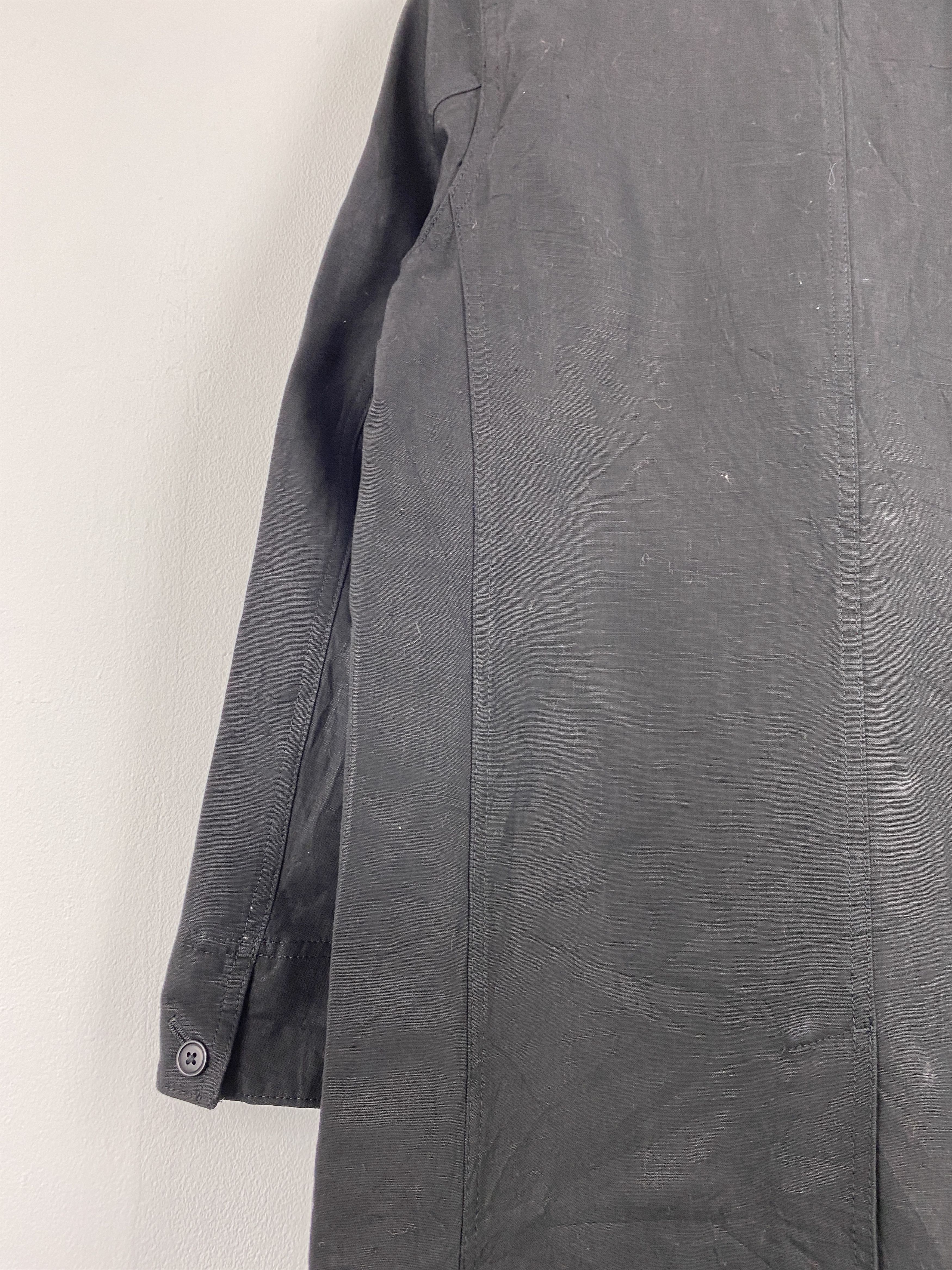 If Six Was Nine Vintage Japanese Brand Button Ups Long Jacket Black JA0119 Size US M / EU 48-50 / 2 - 11 Thumbnail