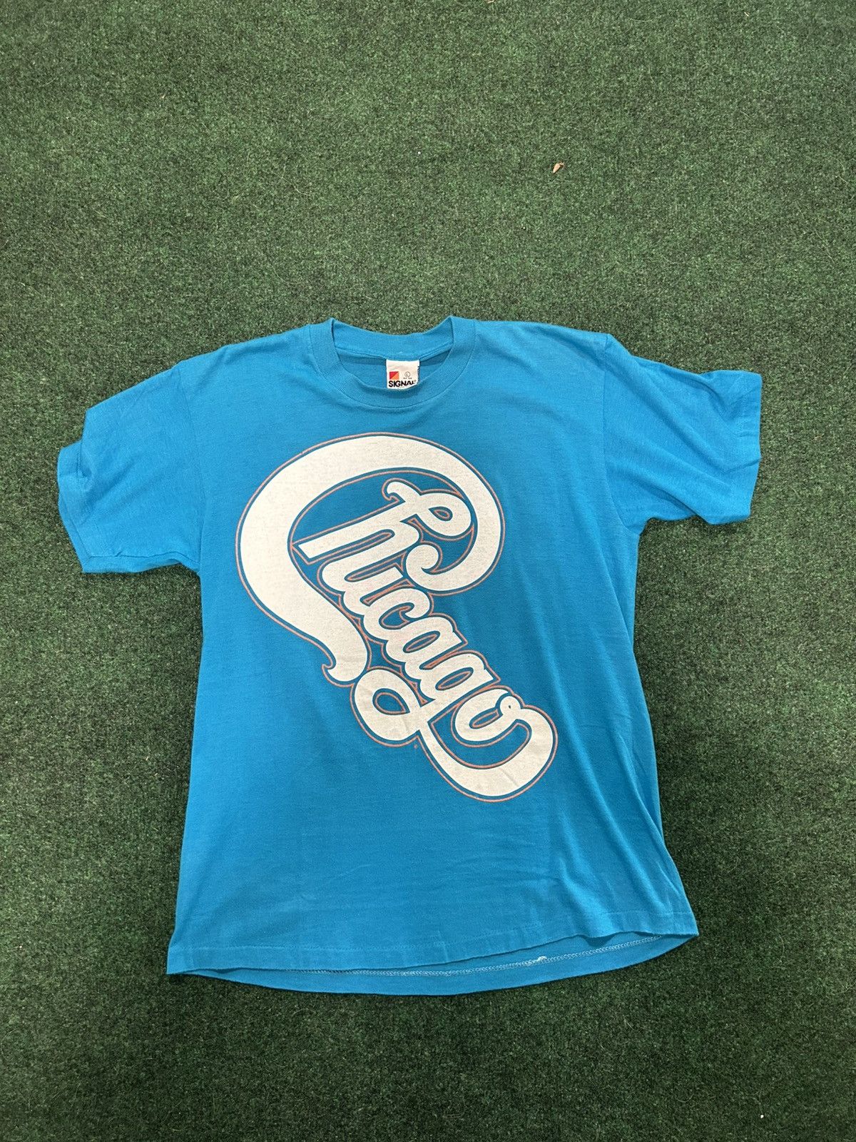 Signal Sport Vintage 1985 Chicago World Tour Band Tee Size US L / EU 52-54 / 3 - 1 Thumbnail