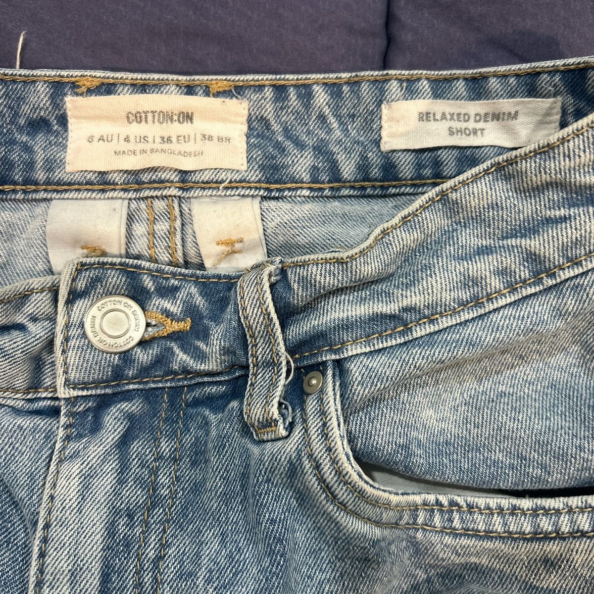 Cotton On Blue denim shorts cotton on Size 28" / US 6 / IT 42 - 3 Thumbnail