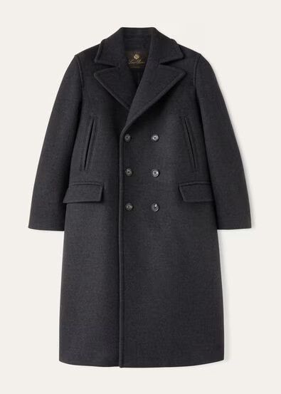 Loro Piana × Supreme Supreme Loro Piana Alpaca Wool Overcoat Black
