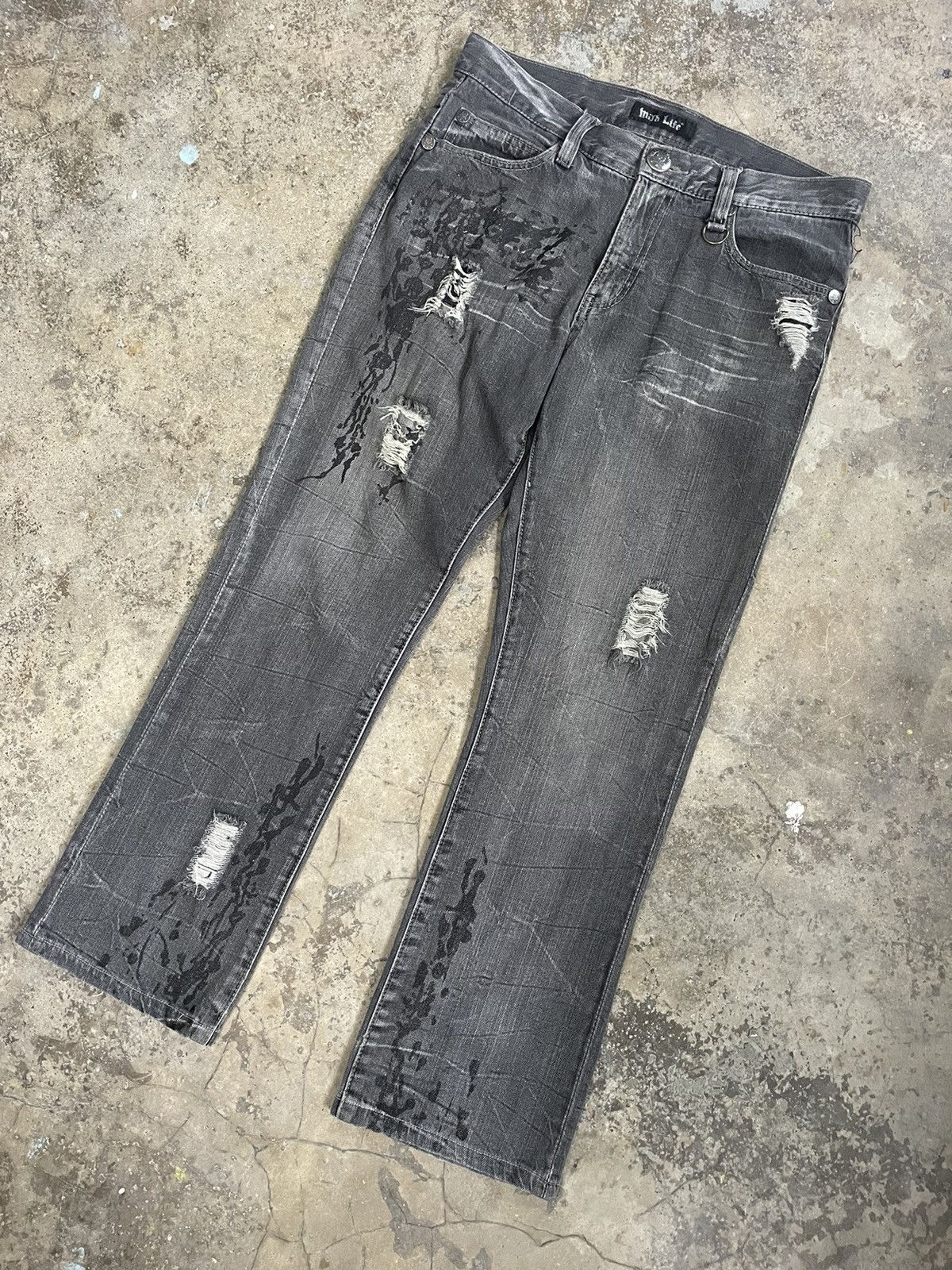 If Six Was Nine Japanese Brand Punk Jeans Size US 32 / EU 48 - 1 Thumbnail